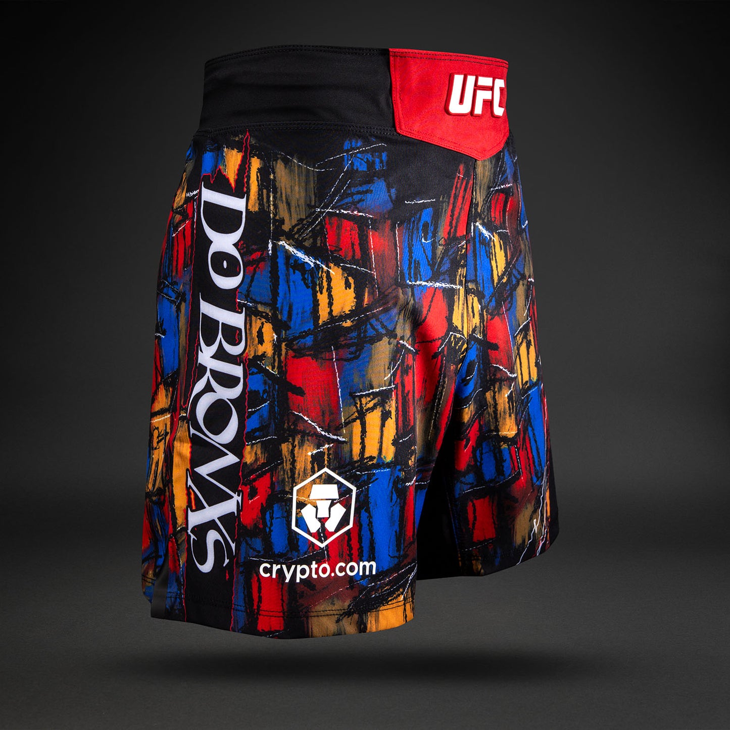 UFC Unrivaled by Venum Charles Oliveira Pantalones de Lucha para Hombres - Rojo