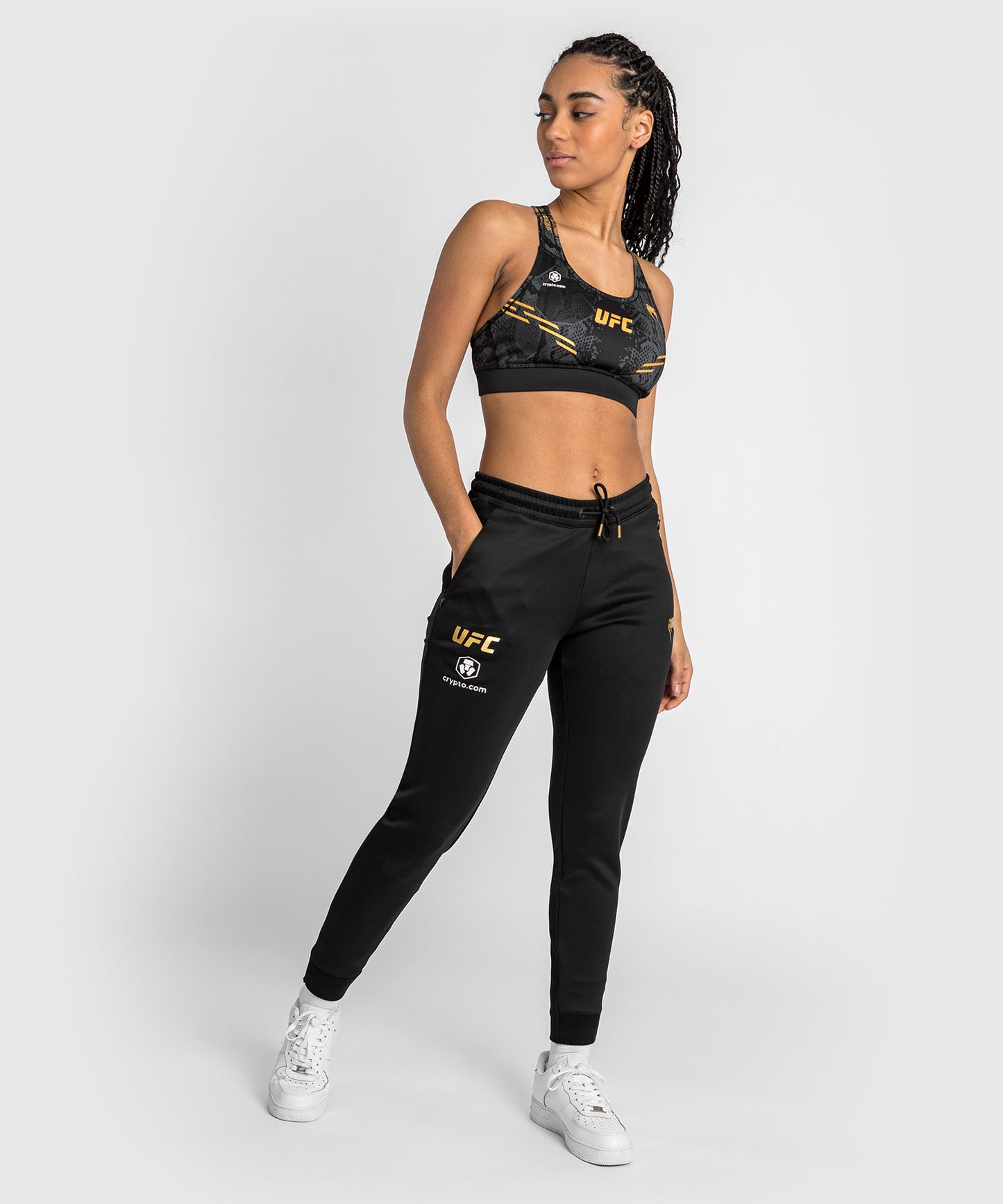 UFC Adrenaline by Venum Authentic Fight Night Pantalón Walkout para Mujer - Champion