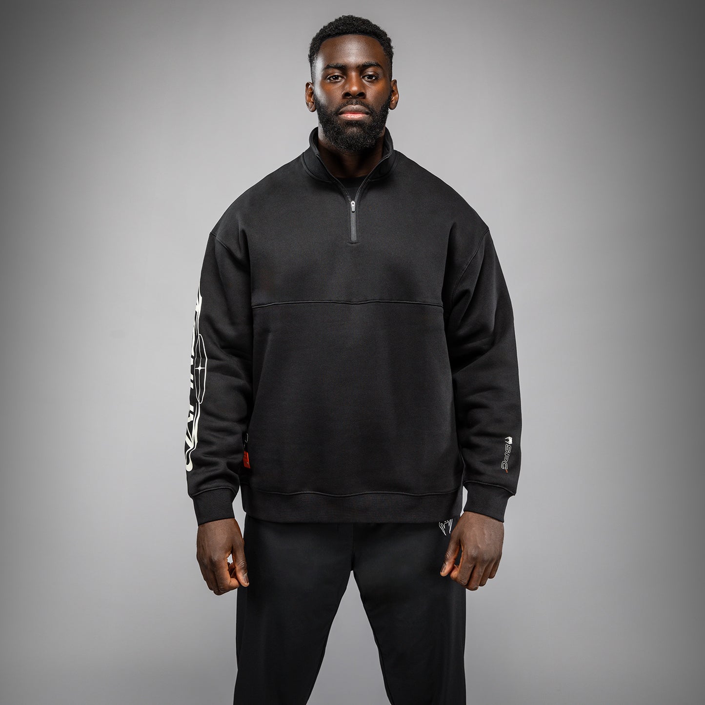 Venum Eclipse Sudadera Half-Zip – Negro/Marfil