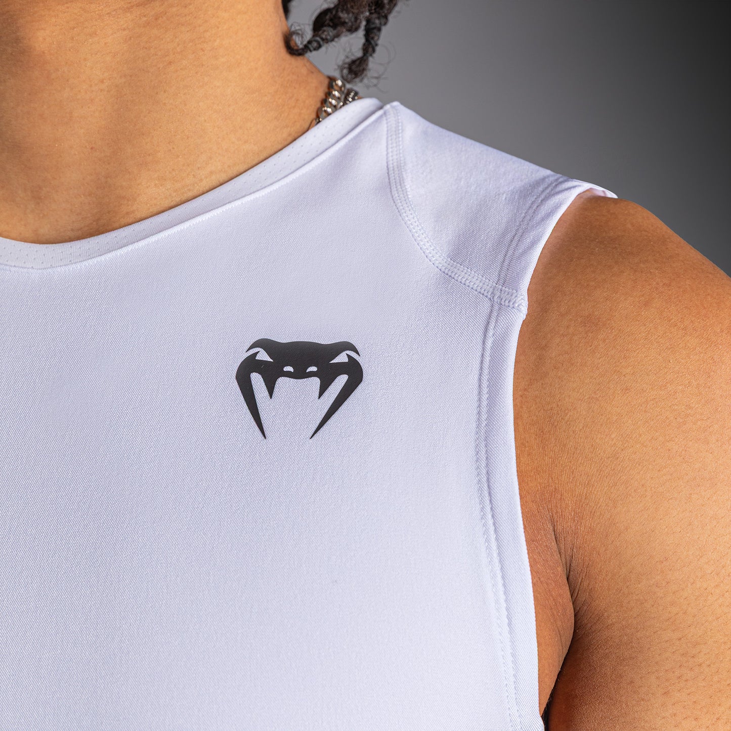 Venum Elite Fútbol Camiseta de Compresión Sin Mangas - Blanco
