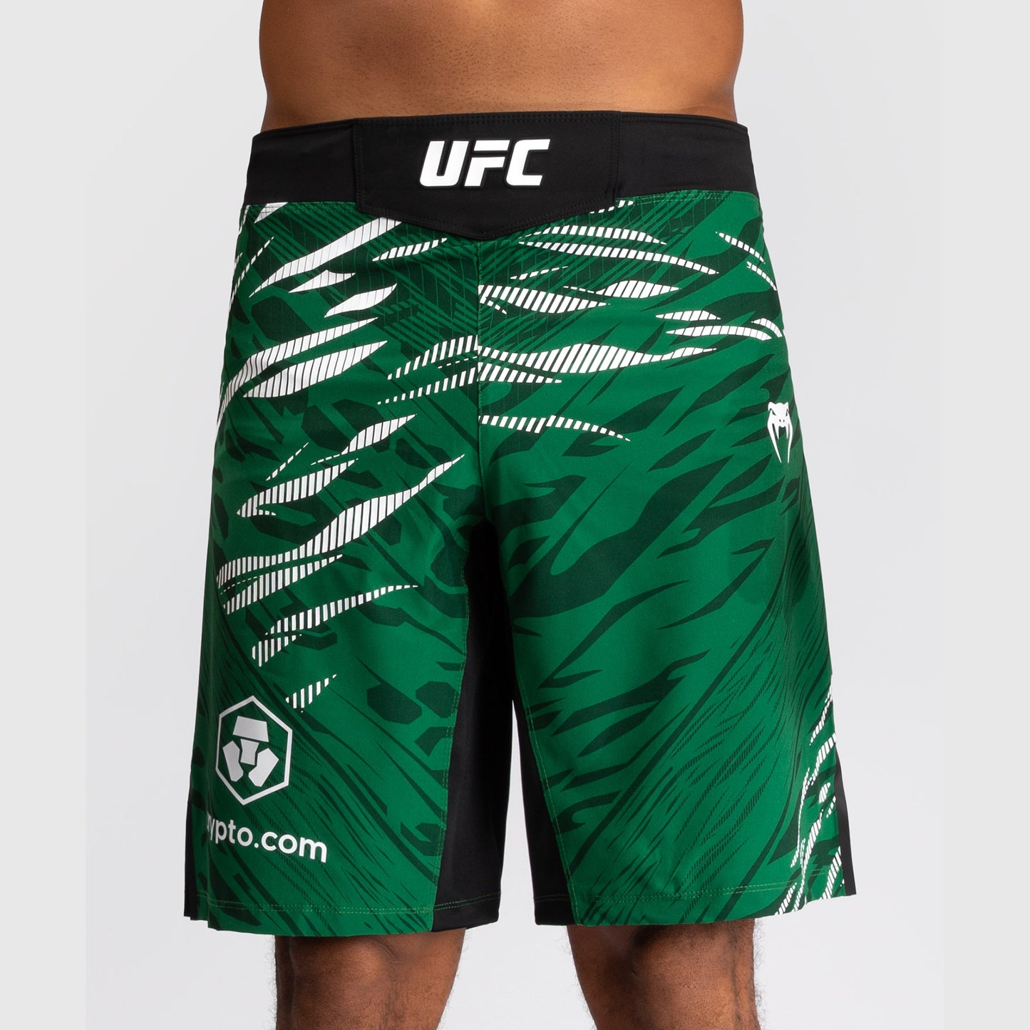 UFC Fusion by Venum Personalizados Authentic Fight Night Shorts de Lucha para Hombre - Ajuste Largo - Verde