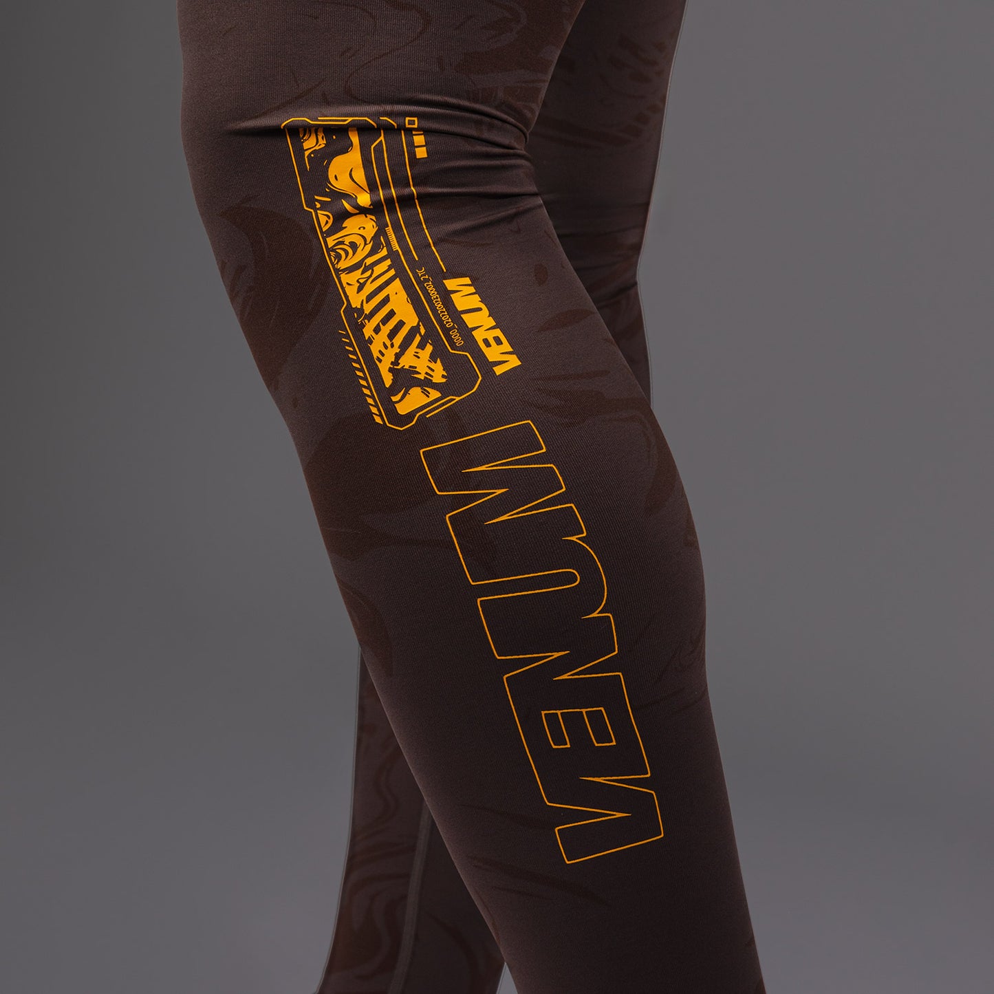 UFC Fusion by Venum Fight Week Leggings de Rendimiento para Hombre - Marrón tierra
