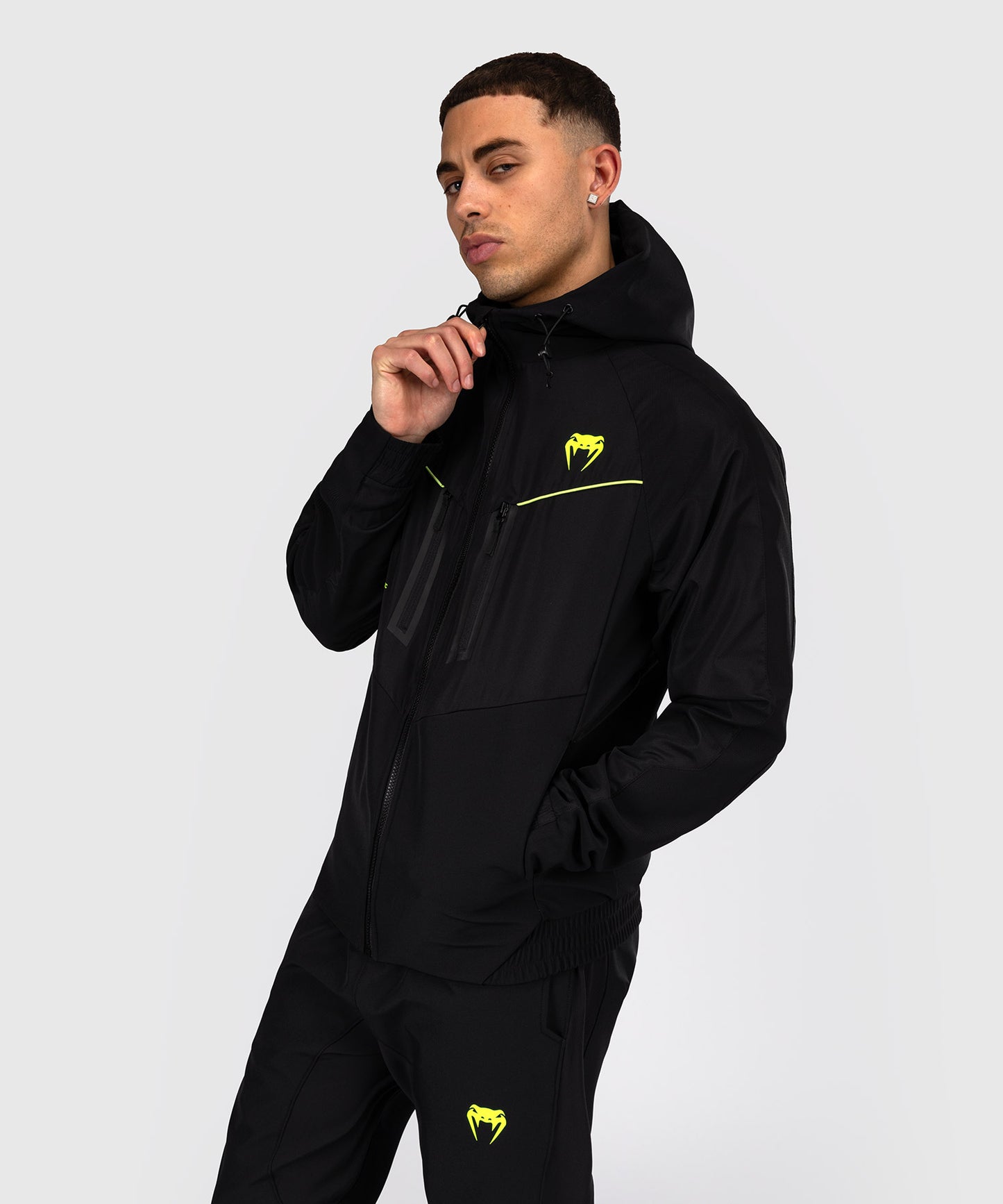 Venum Training Camp 4.0 Chaqueta de chándal - Negro/Verde neón