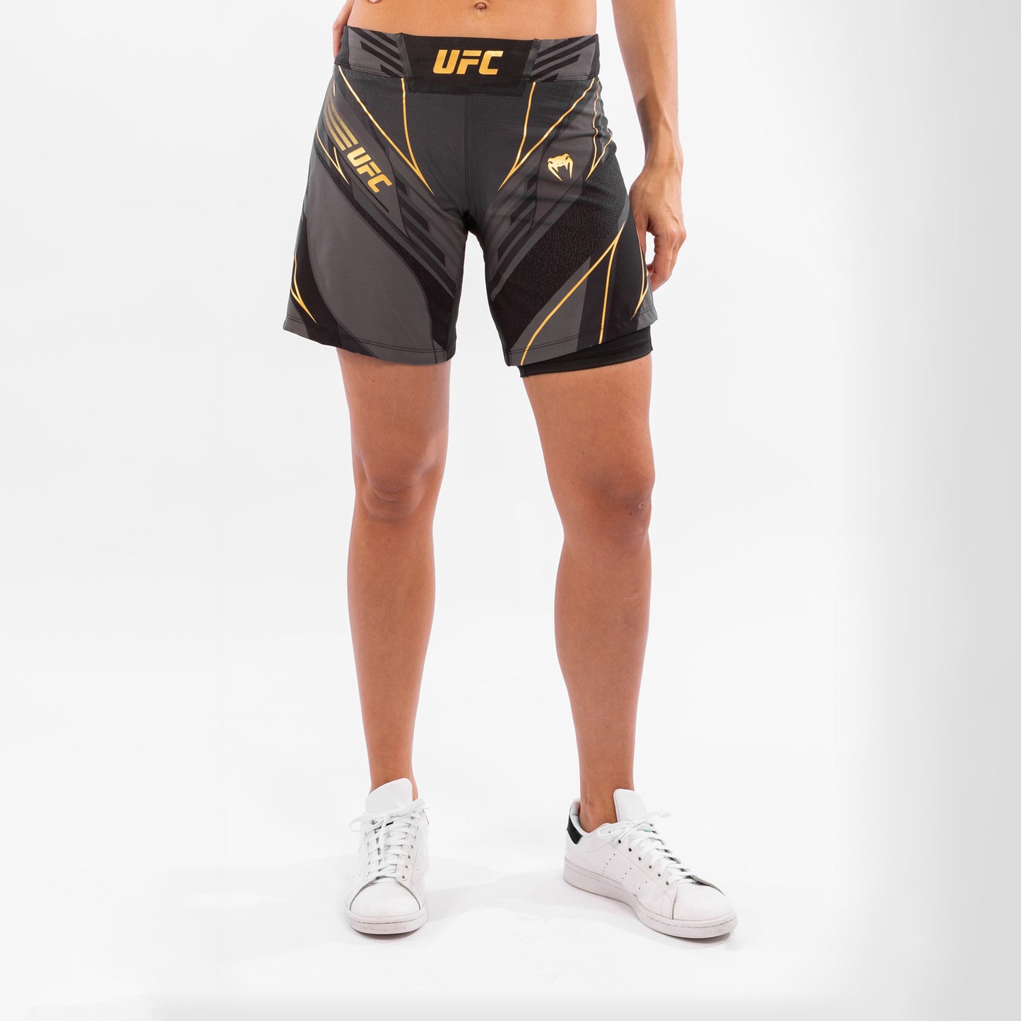 Pantalón De MMA Para Mujer Ufc Venum Authentic Fight Night – Modelo Largo - Campeón