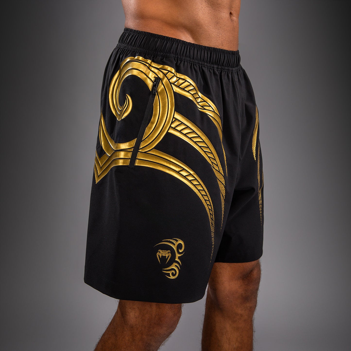 Venum x Mike Tyson Tiger Pantalón Corto de Entrenamiento Tiger - Negro/Oro