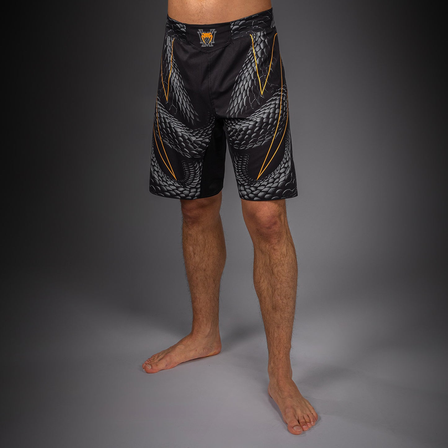 Venum Matupa Short de Combate - Negro/Gris/Oro