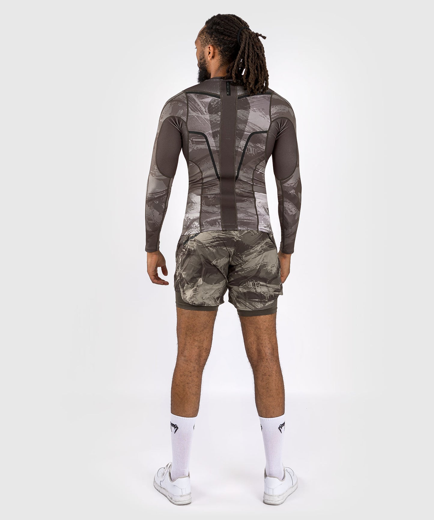 Venum Electron 3.0 Lycra Manga Larga - Sable