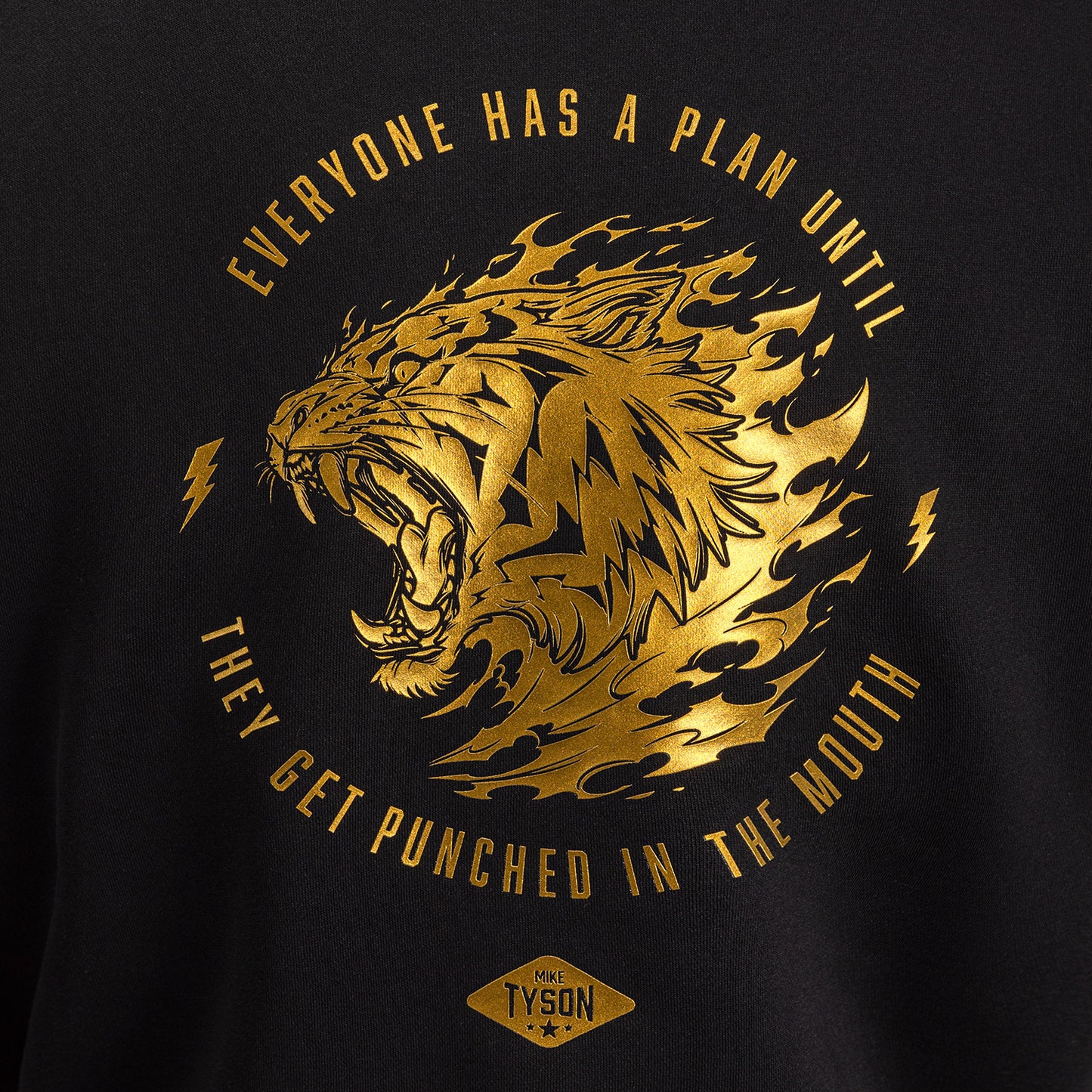 Venum x Mike Tyson Tiger Sudadera con Capucha Tiger - Negro/Oro
