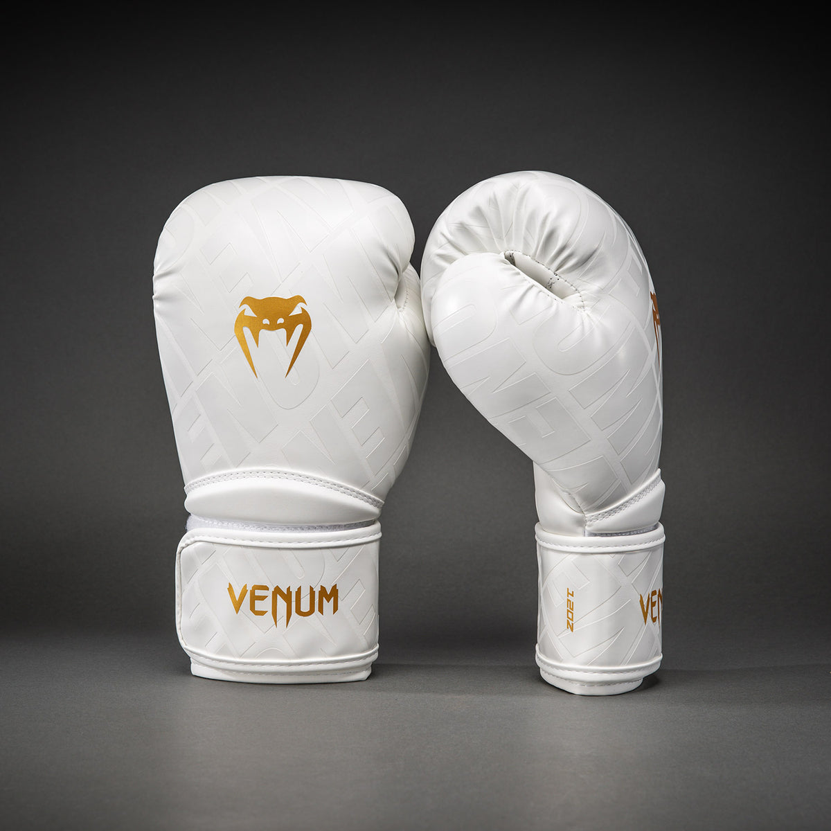Venum Contender 1.5 XT 3D Guantes de Boxeo - Blanco/Oro