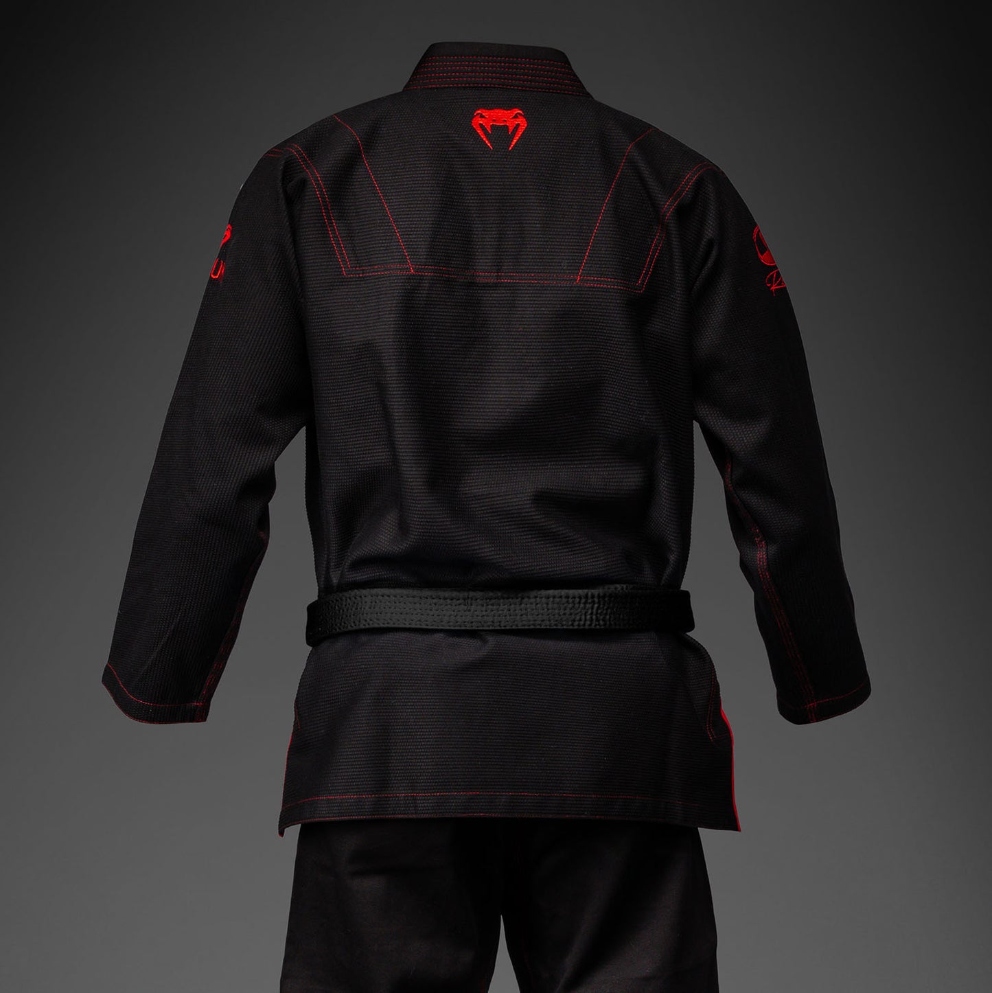 Venum x Roger Gracie Signature Kimono de BJJ - Negro/Rojo