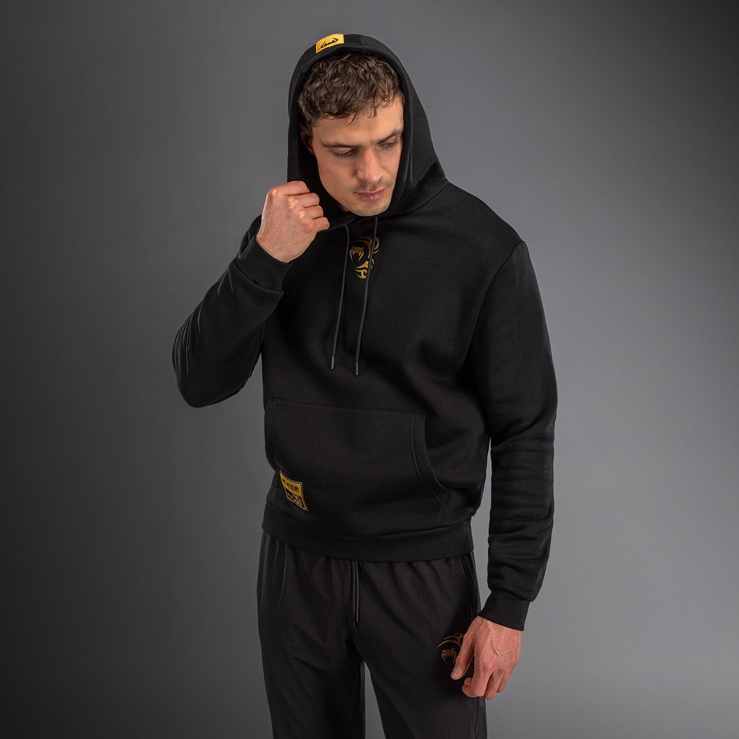 Venum x Mike Tyson Tiger Sudadera con Capucha Tiger - Negro/Oro