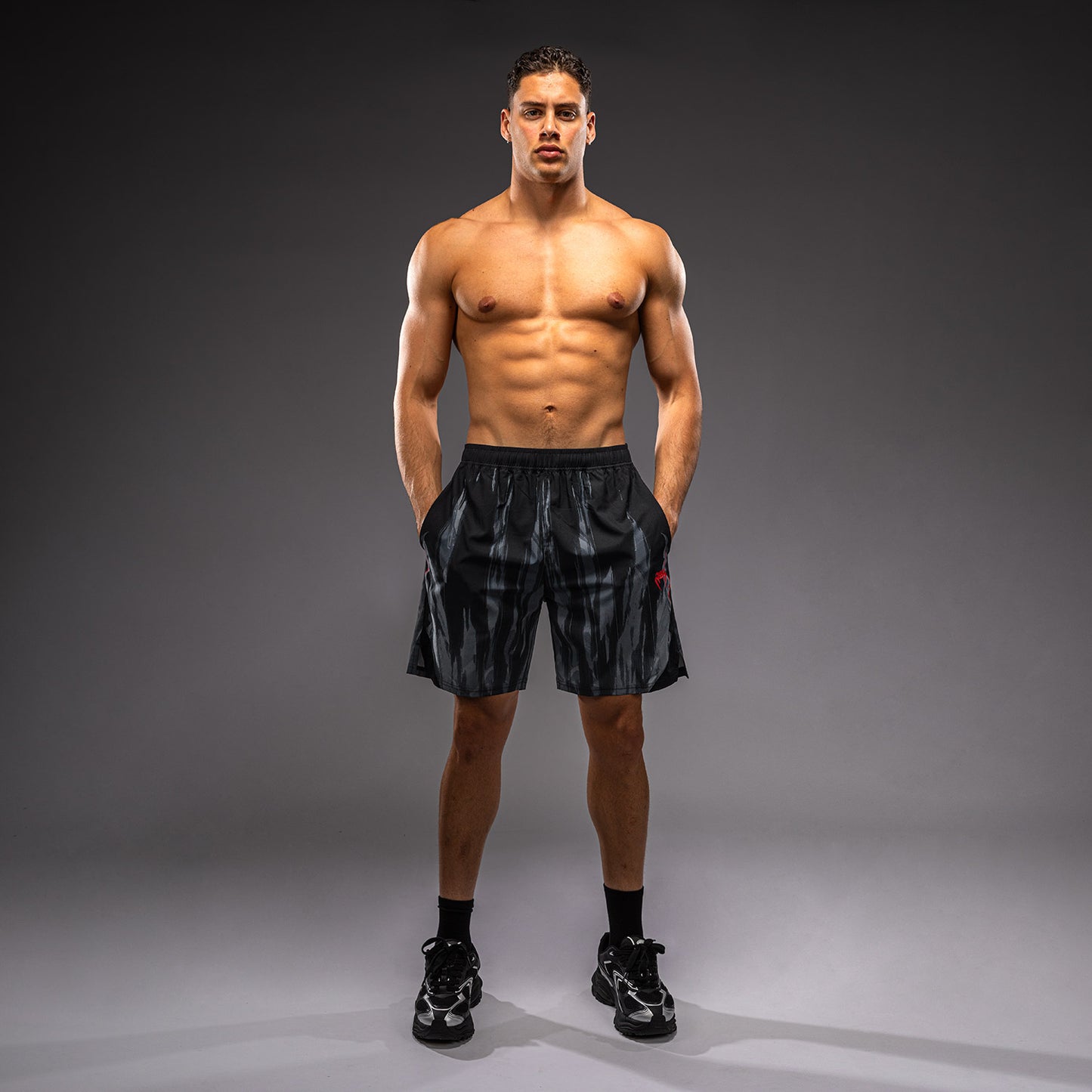 Venum Demon Short de Entrenamiento - Negro/Gris