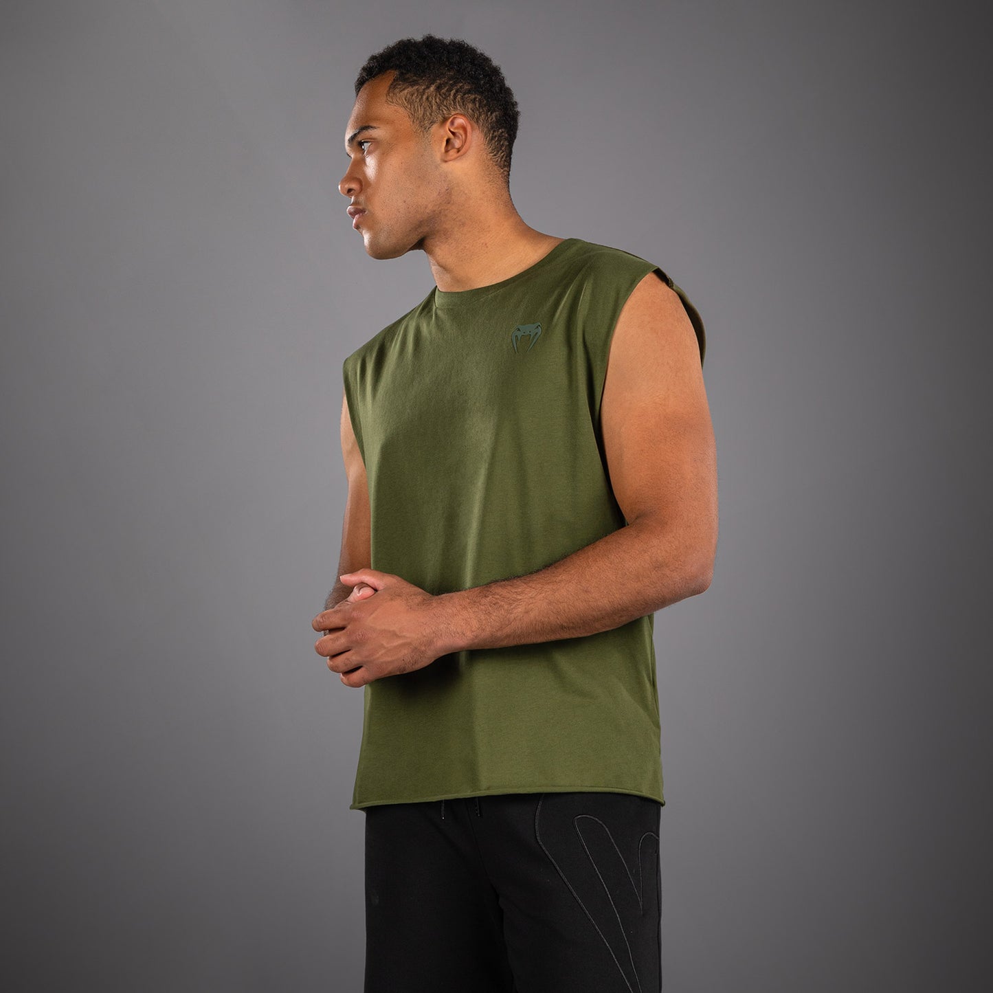 Venum Divide Camiseta Sin Mangas - Verde Militar