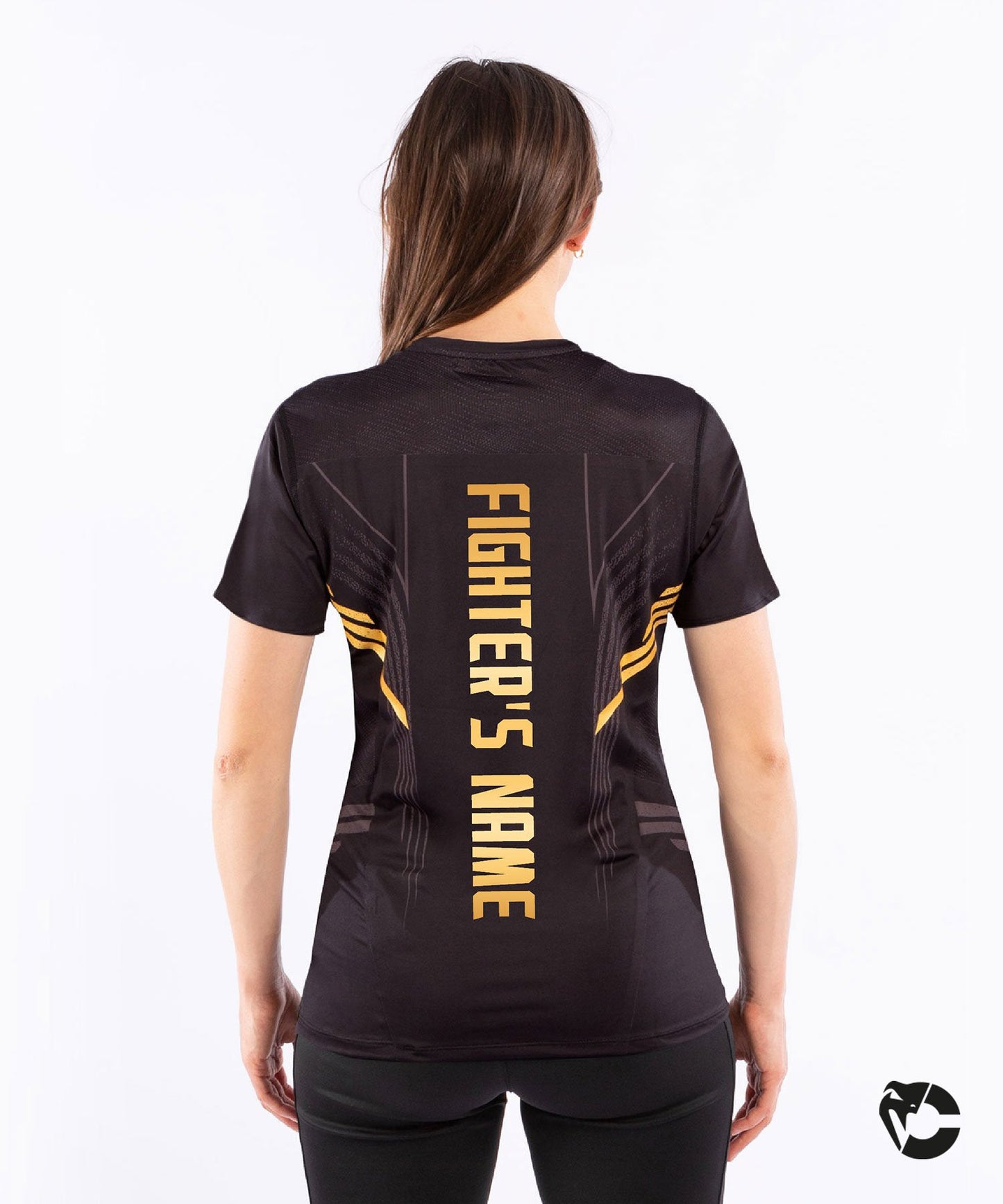 Camiseta Técnica Para Mujer Fighters UFC Venum Authentic Fight Night - Campeón
