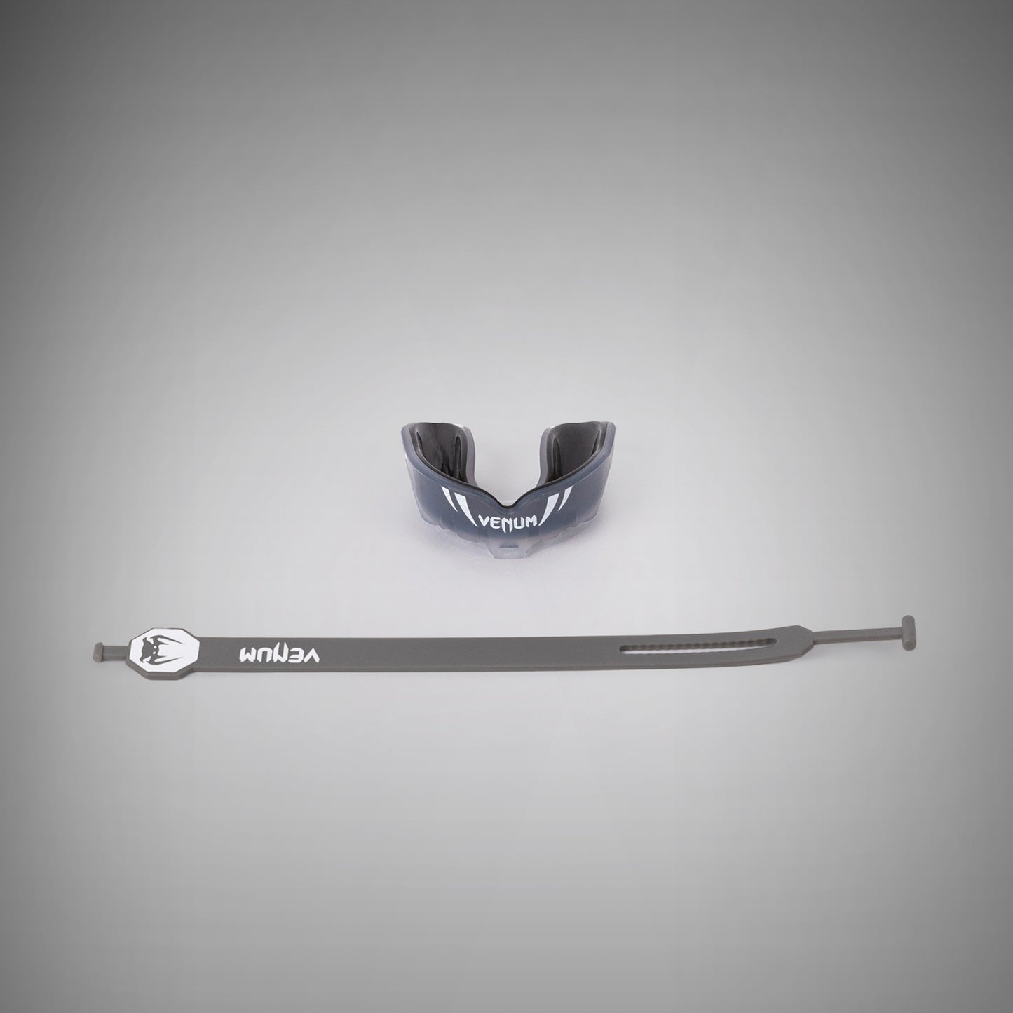 Venum Challenger Protector Bucal Niños - Con Correa/Sin Correa - Negro Transparente