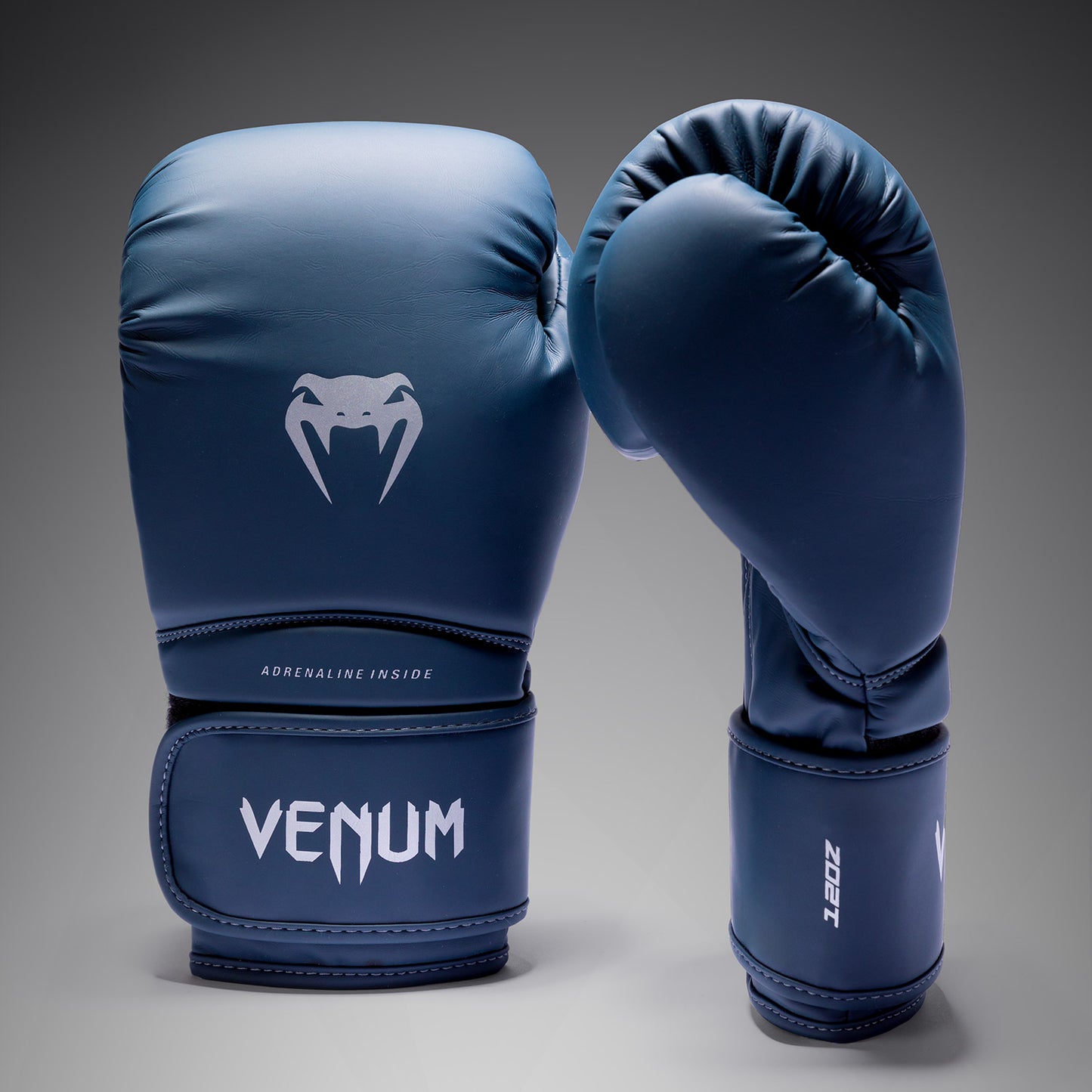 Venum Contender Guantes de Boxeo - Azul Medianoche/Plata