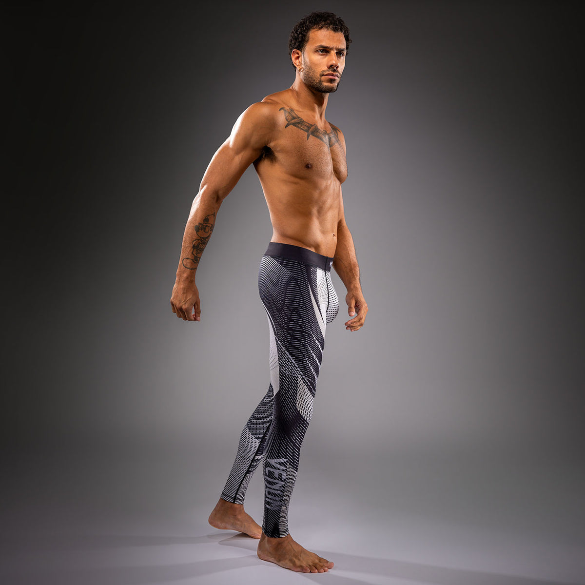 Venum Galactic 3.0 Pantalones de compresión - Blanco Hueso/Negro