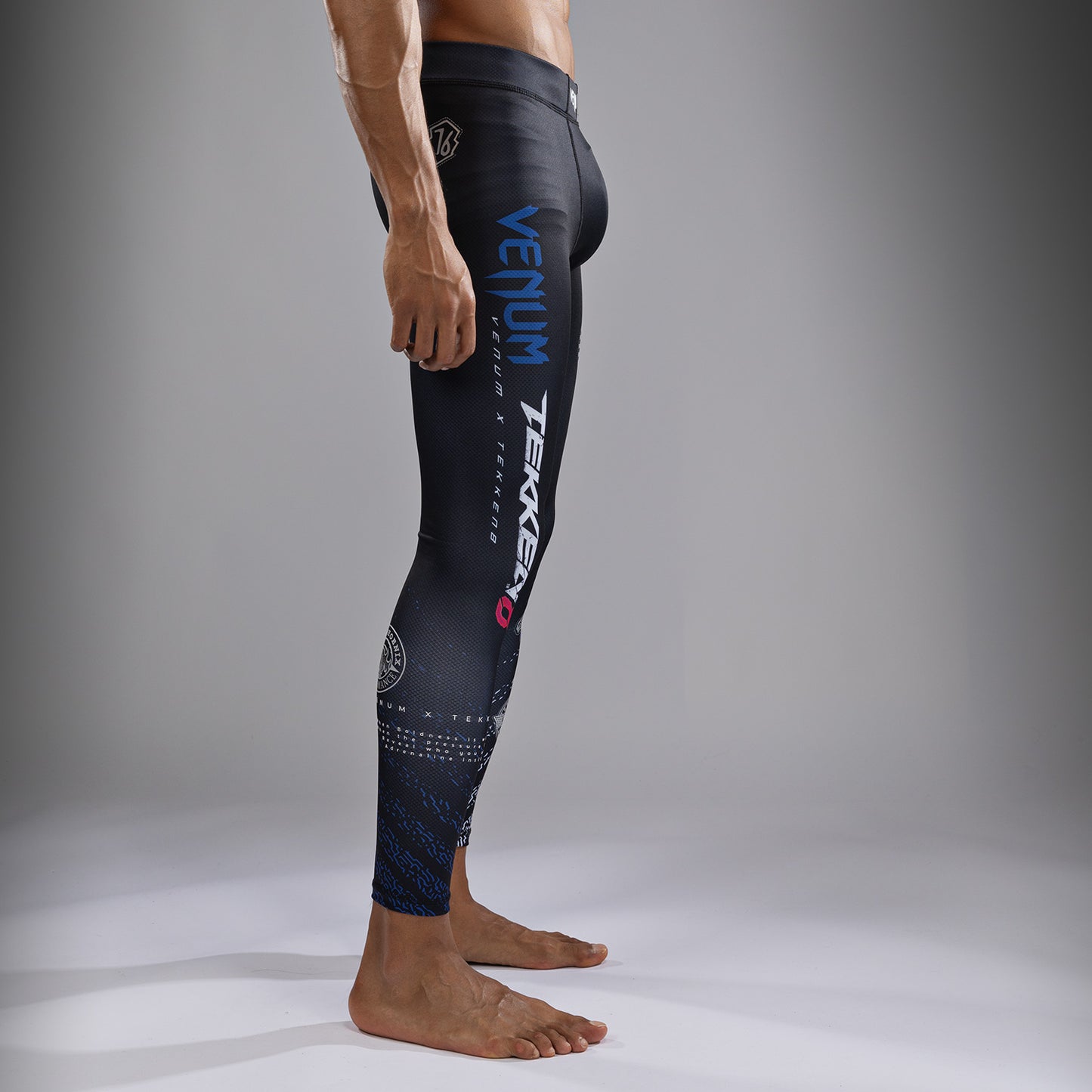 Venum x TEKKEN 8 - Paul Phoenix Mallas - Negro/Azul