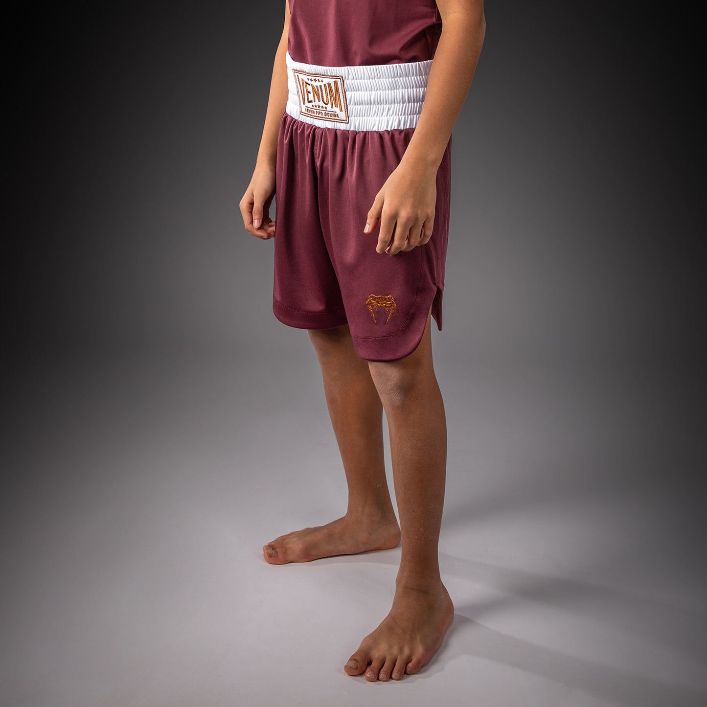 Venum Classic Short de Boxeo Para Niños – Burdeos