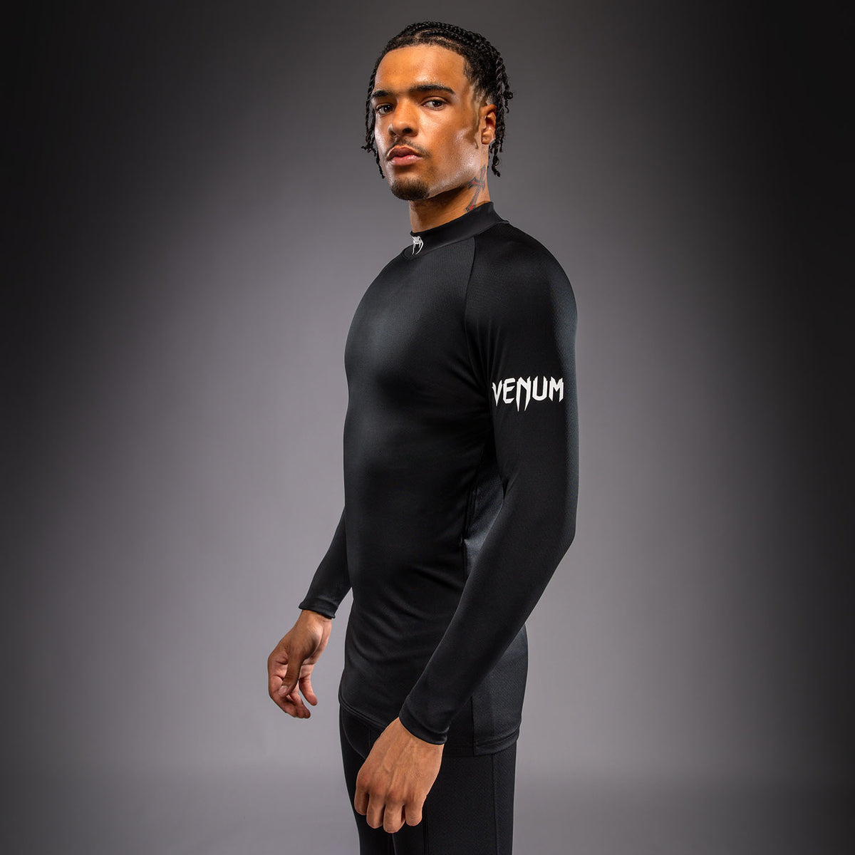 Venum MX Basics Camiseta de manga larga - Negro/Blanco