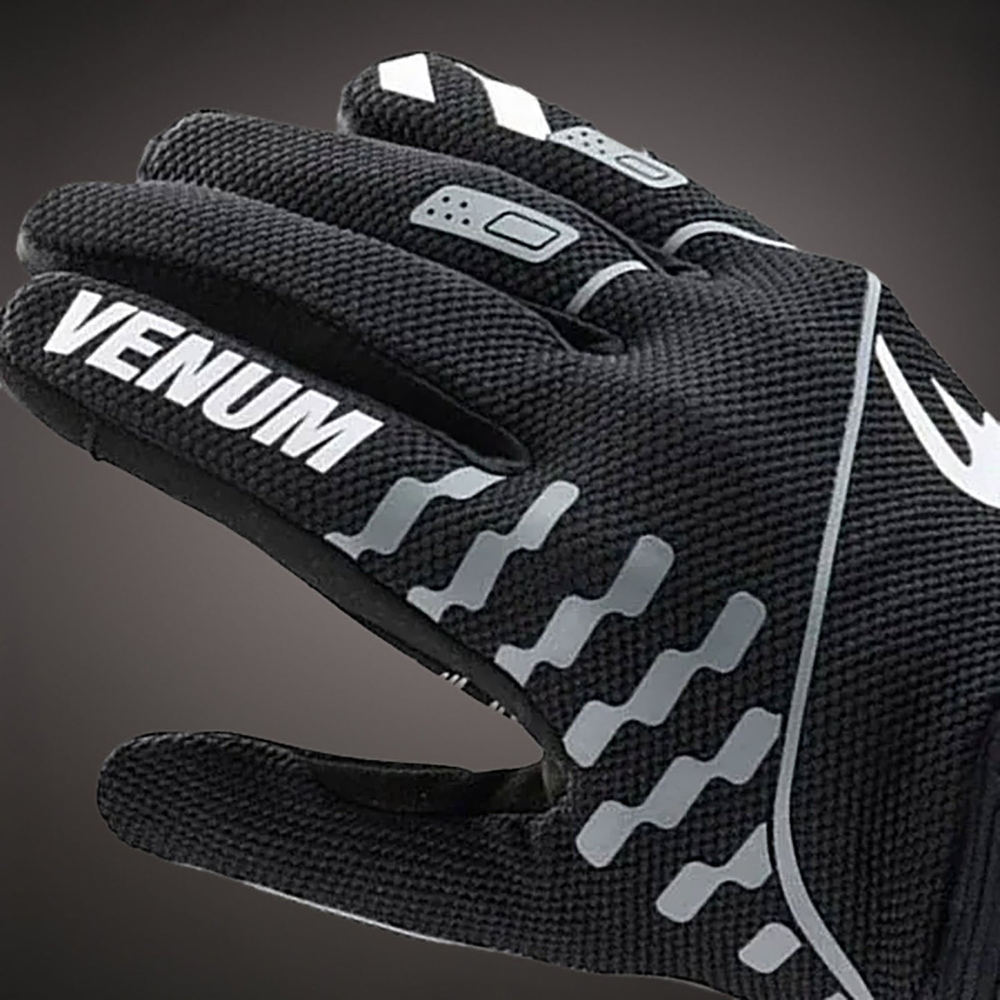 Venum x Ixon Guantes de Moto Hurry – Negro/Blanco/Antracita