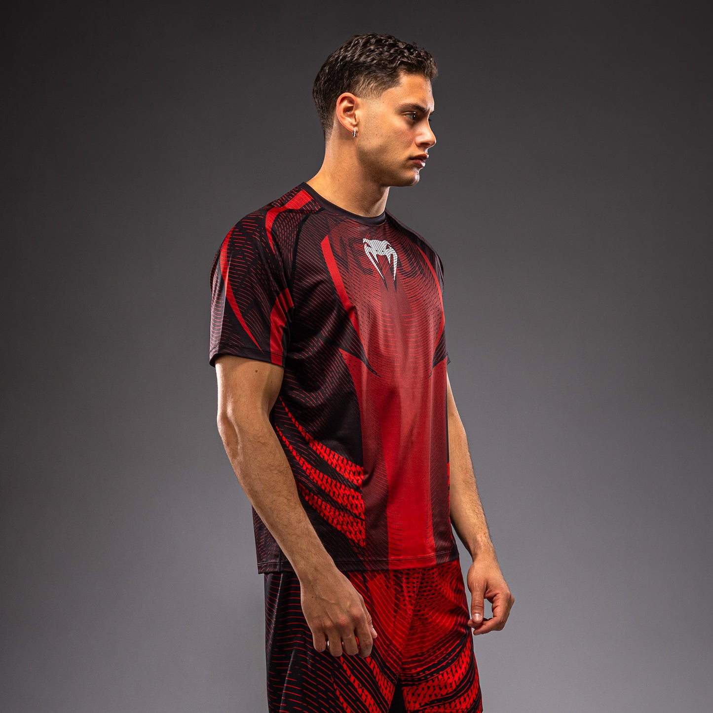 Venum Galactic 3.0 Dry Tech Camiseta - Rojo/Plata
