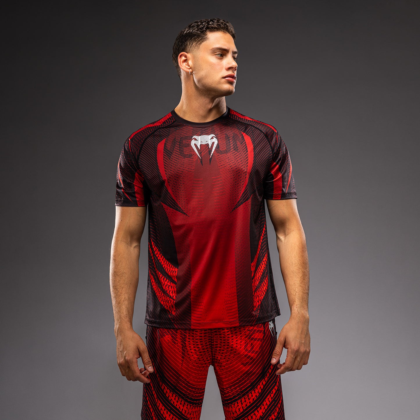 Venum Galactic 3.0 Dry Tech Camiseta - Rojo/Plata
