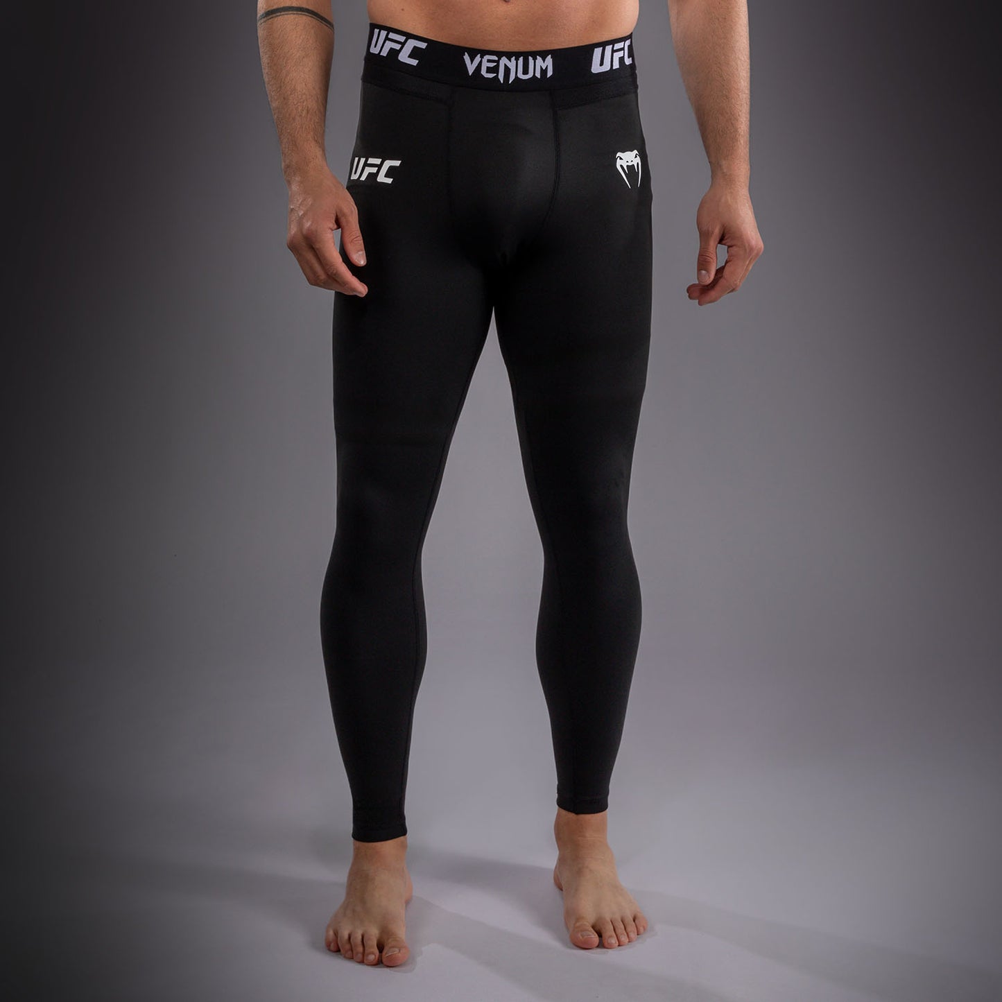 Venum UFC Unity by Venum Authentic Fight Week Pantalón de Compresión Técnico para Hombre - Negro