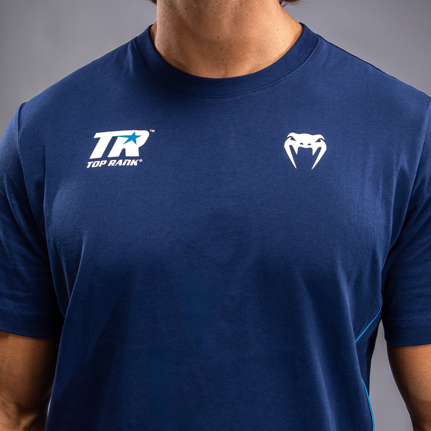 Venum x Top Rank Original Camiseta para Hombre - Azul Marino