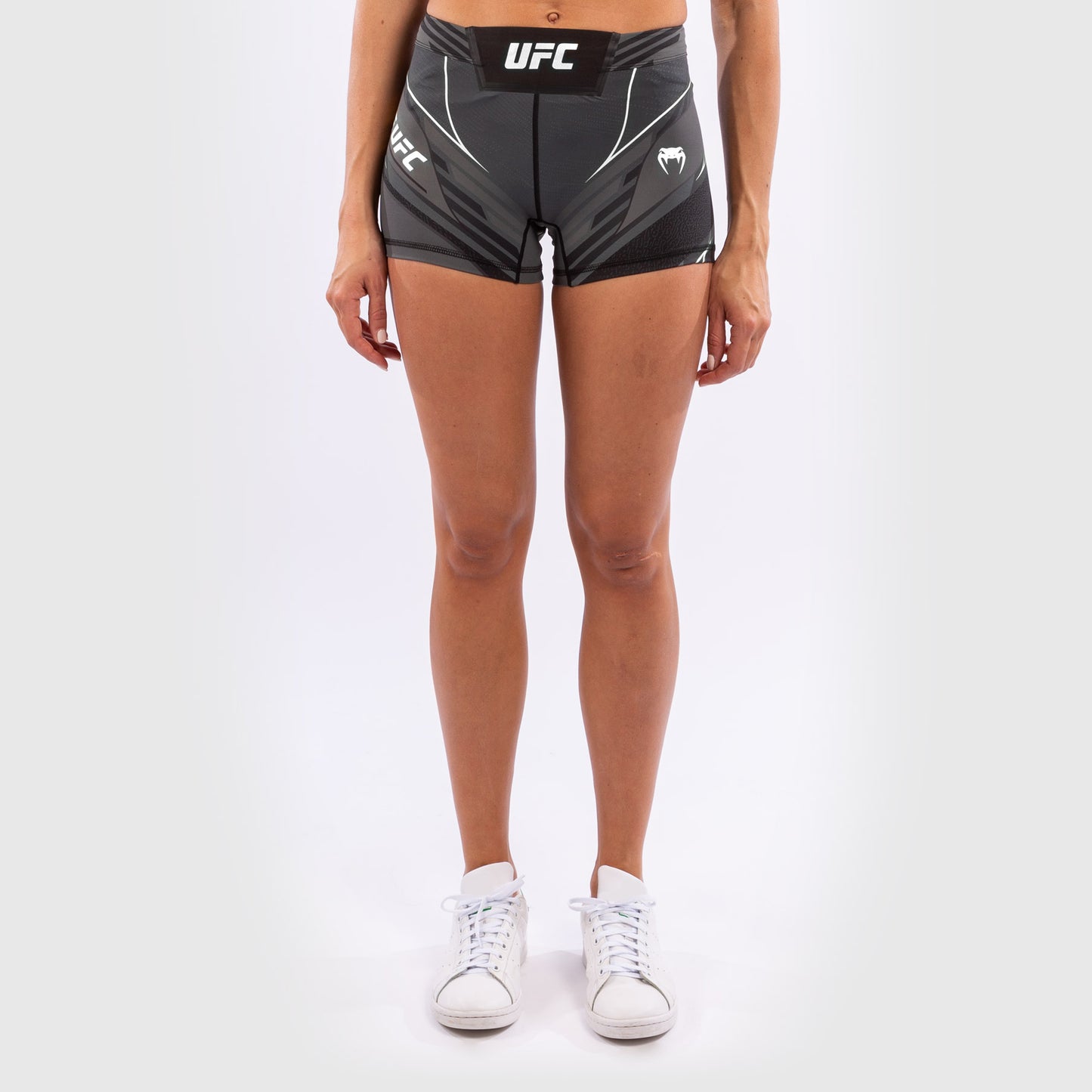 Pantalón De Vale Tudo Para Mujer UFC Venum Authentic Fight Night – Modelo Corto - Negro