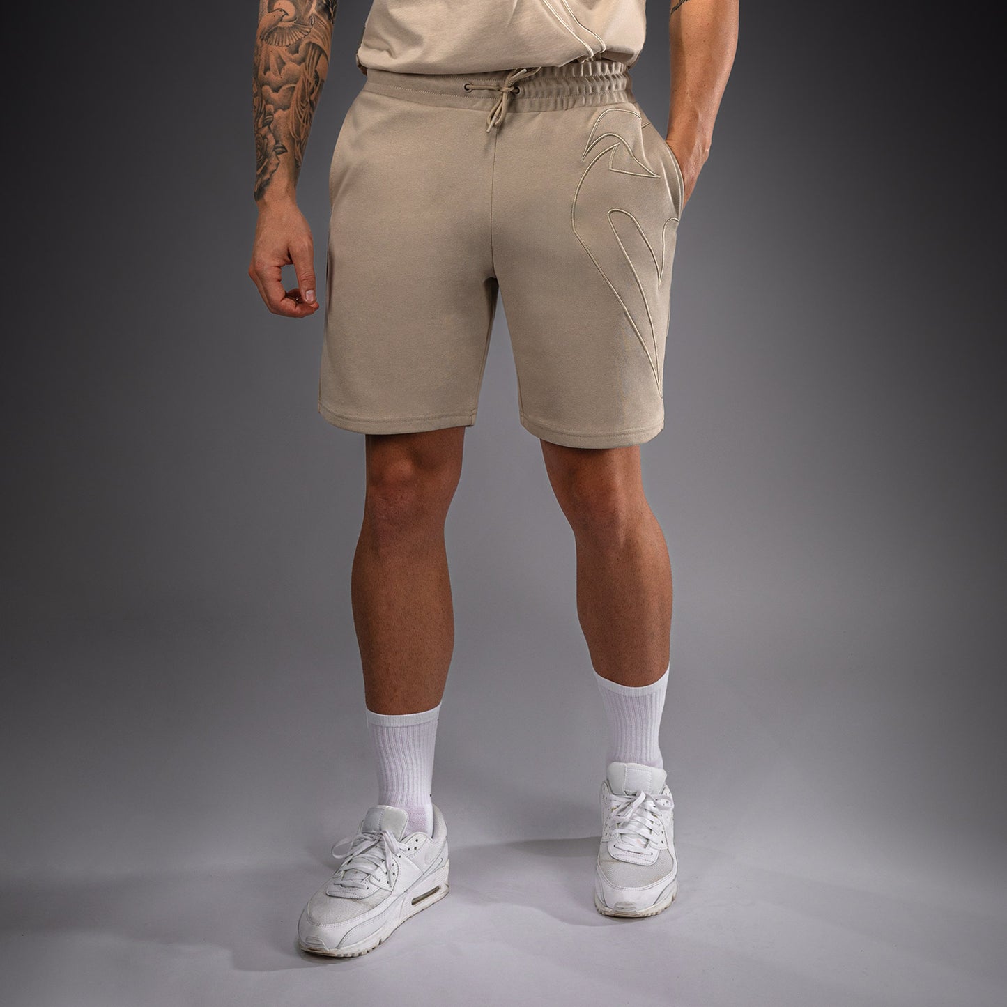 Venum Giant 3D Short de Algodón – Beige