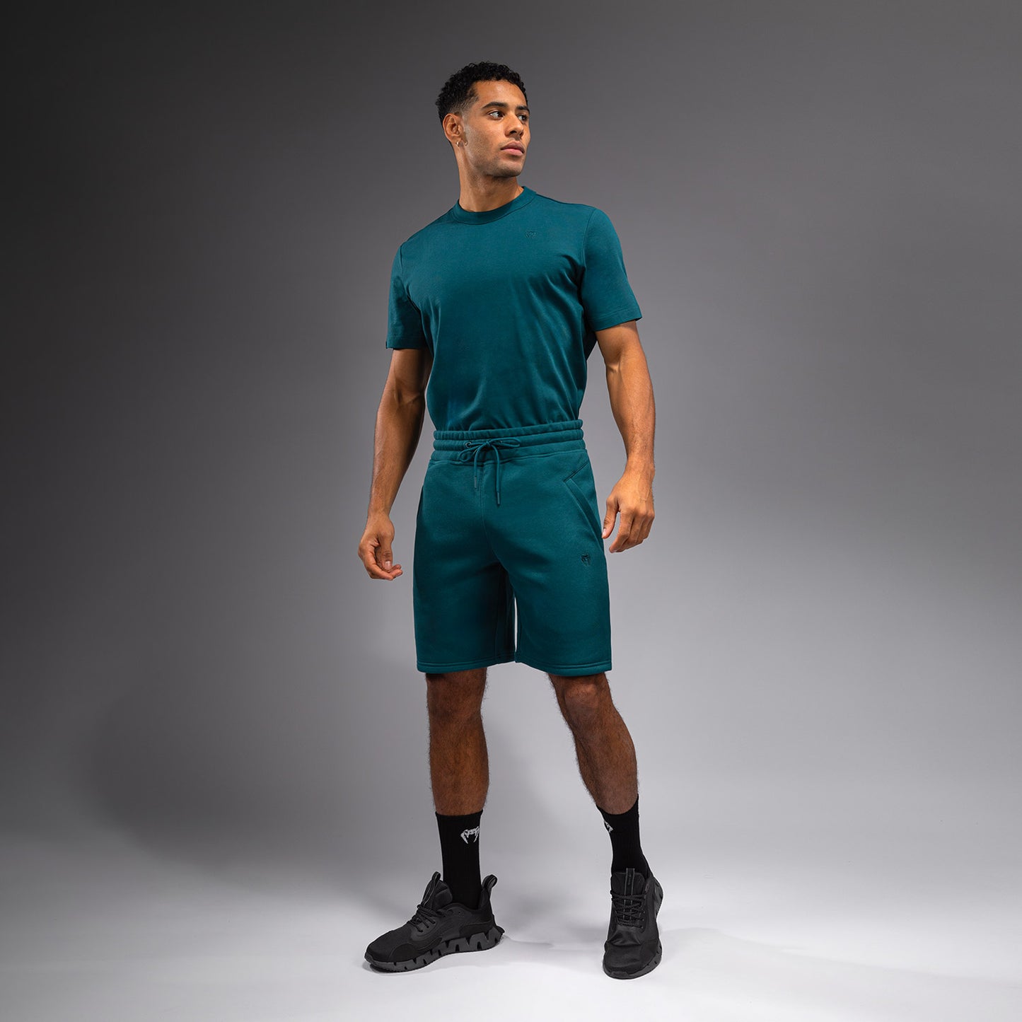 Venum Silent Power Pantalones Cortos de Algodón - Paon Green
