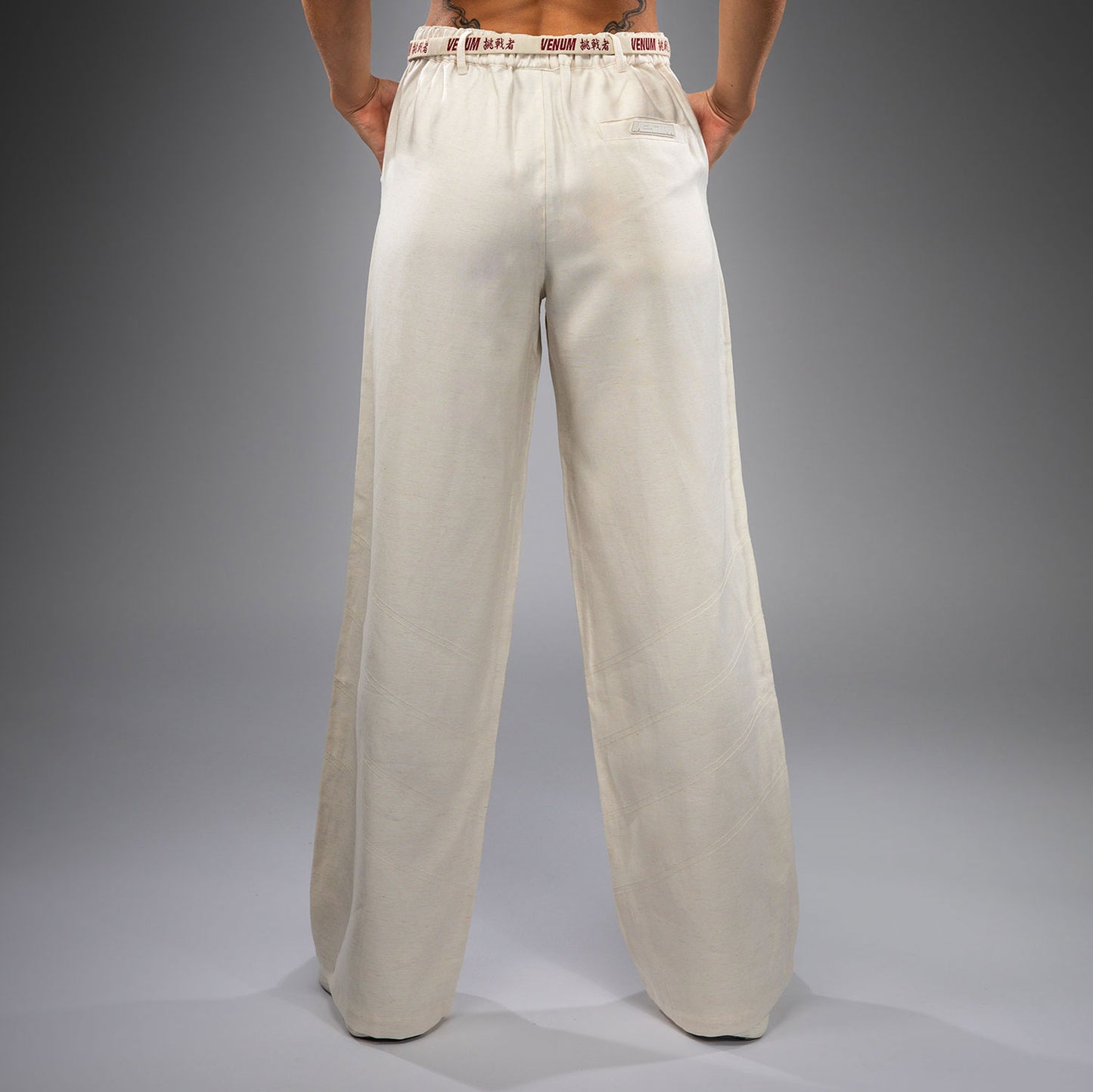 Venum Serpenti Pantalones Mujer – Marfil/Burdeos