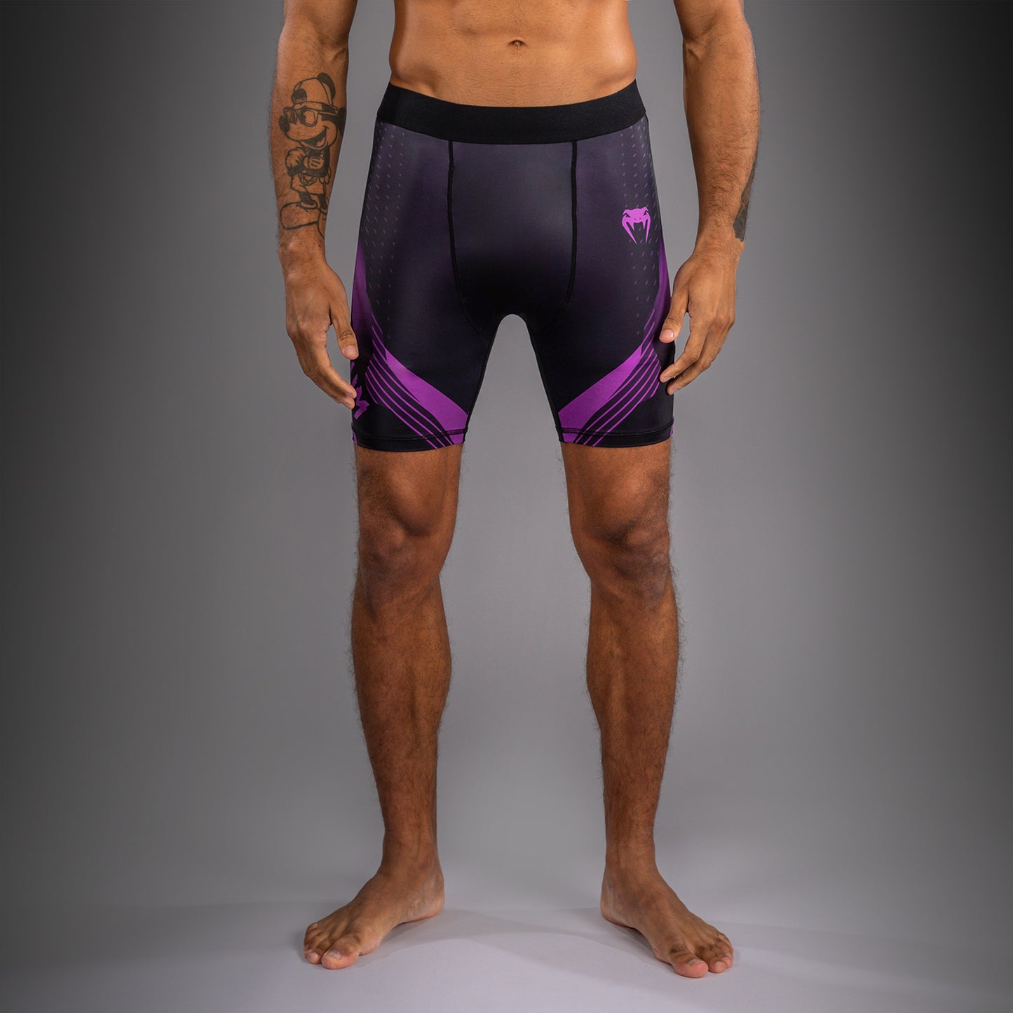 Venum No-Gi 6.0 Pantalón Corto de Compresión - Negro/Púrpura