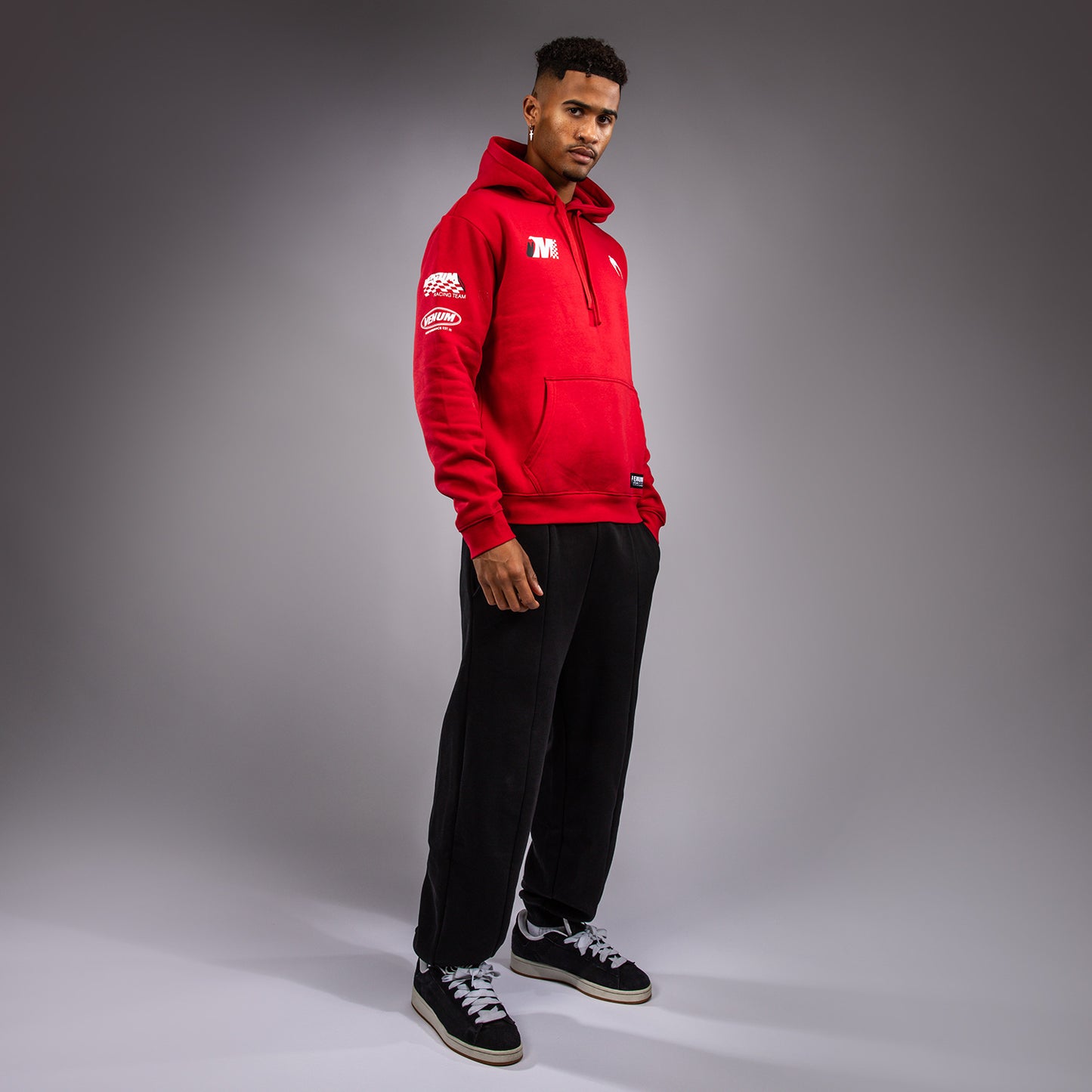 Venum Motorsport Sudadera con Capucha - Rojo Racer