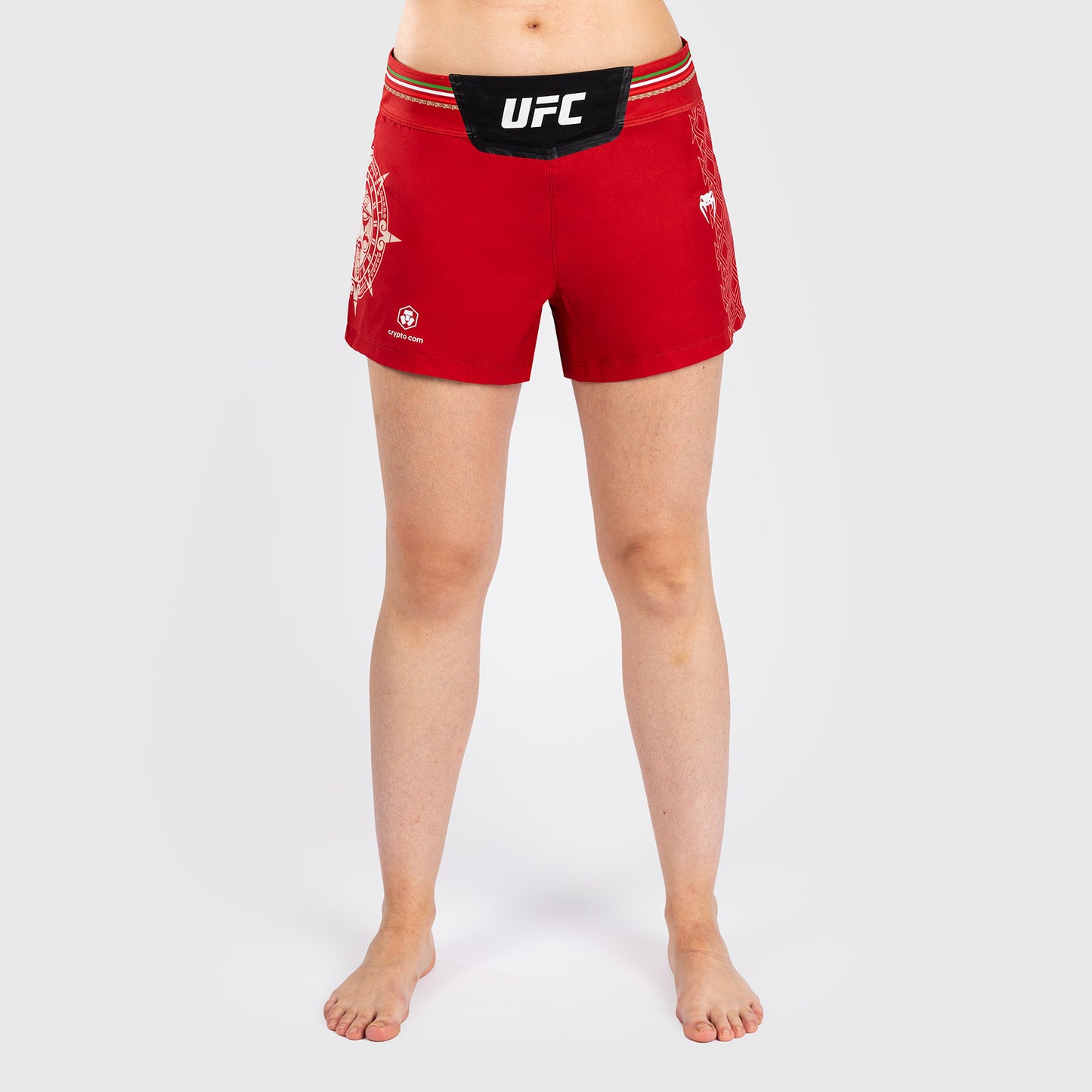 Noche UFC by Venum Authentic Fight Night Shorts de combate para mujer - Rojo
