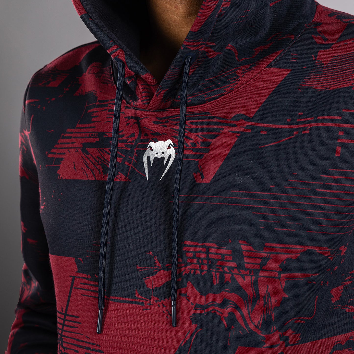 UFC Zenith by Venum Authentic Fight Week Sudadera Hombre - Azul marino/Burdeos/Plateado