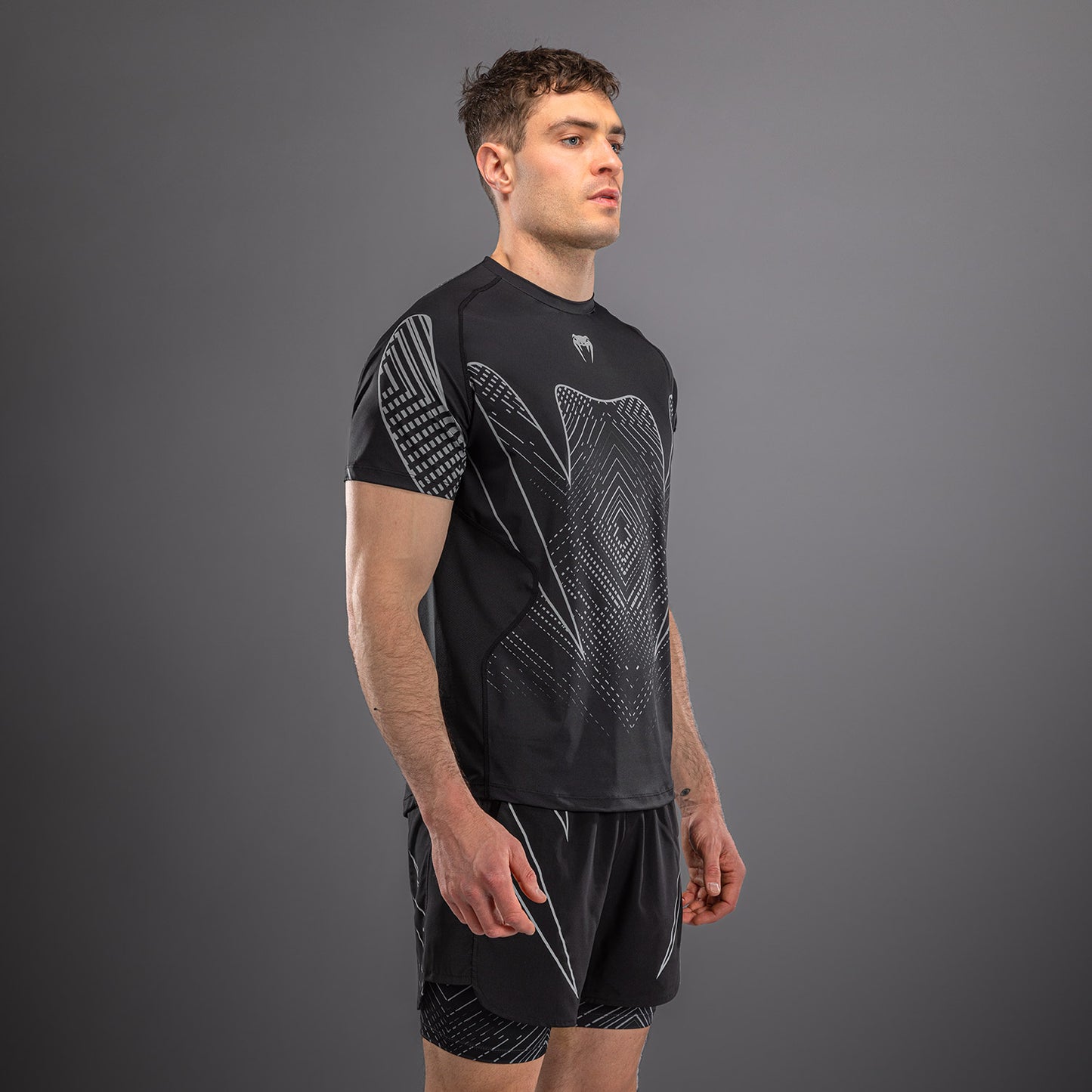 Venum Midnight Fury Dry Tech – Negro/Gris/Plata