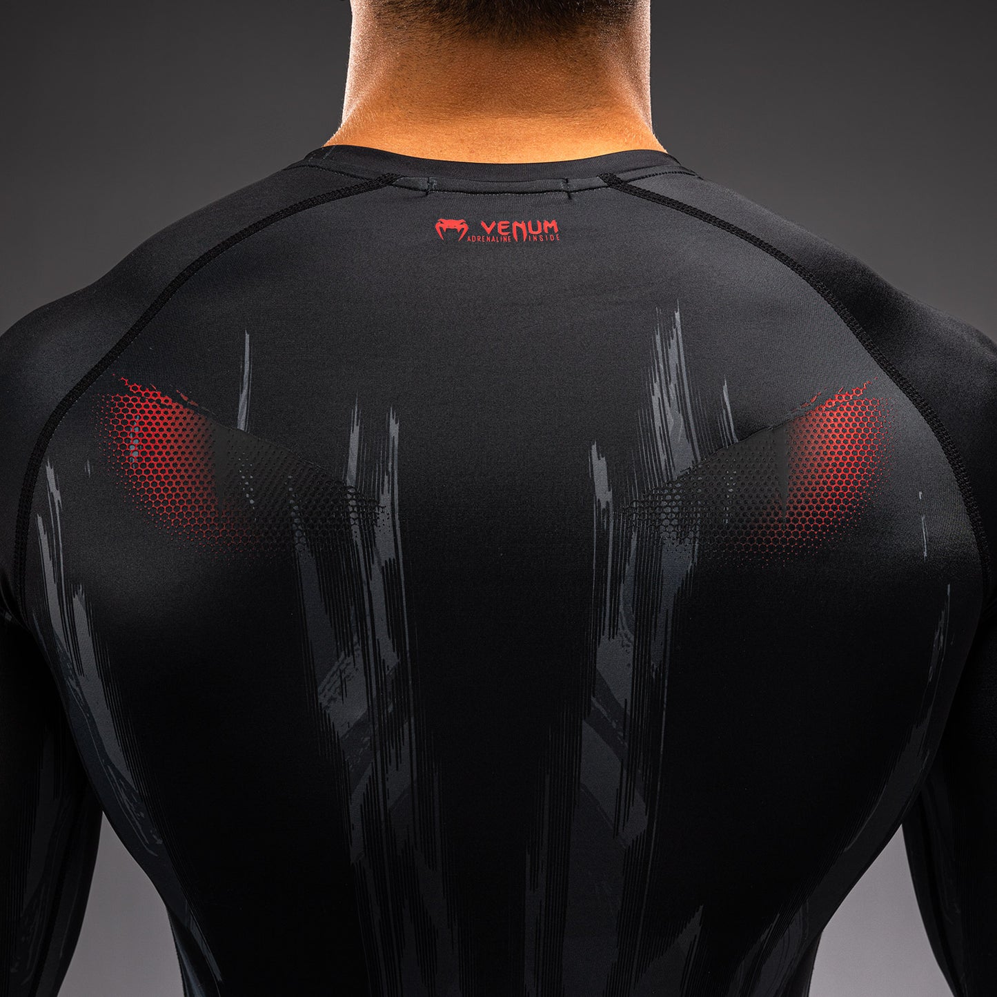 Venum Demon Rashguard de Manga Larga - Negro/Gris