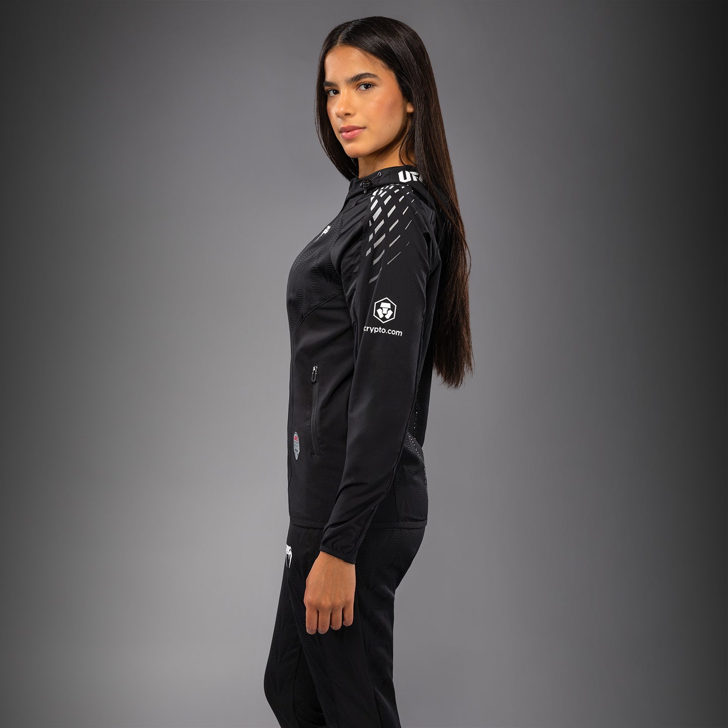 UFC Zenith by Venum Authentic Fight Night Sudadera de walkout Mujer - Negro