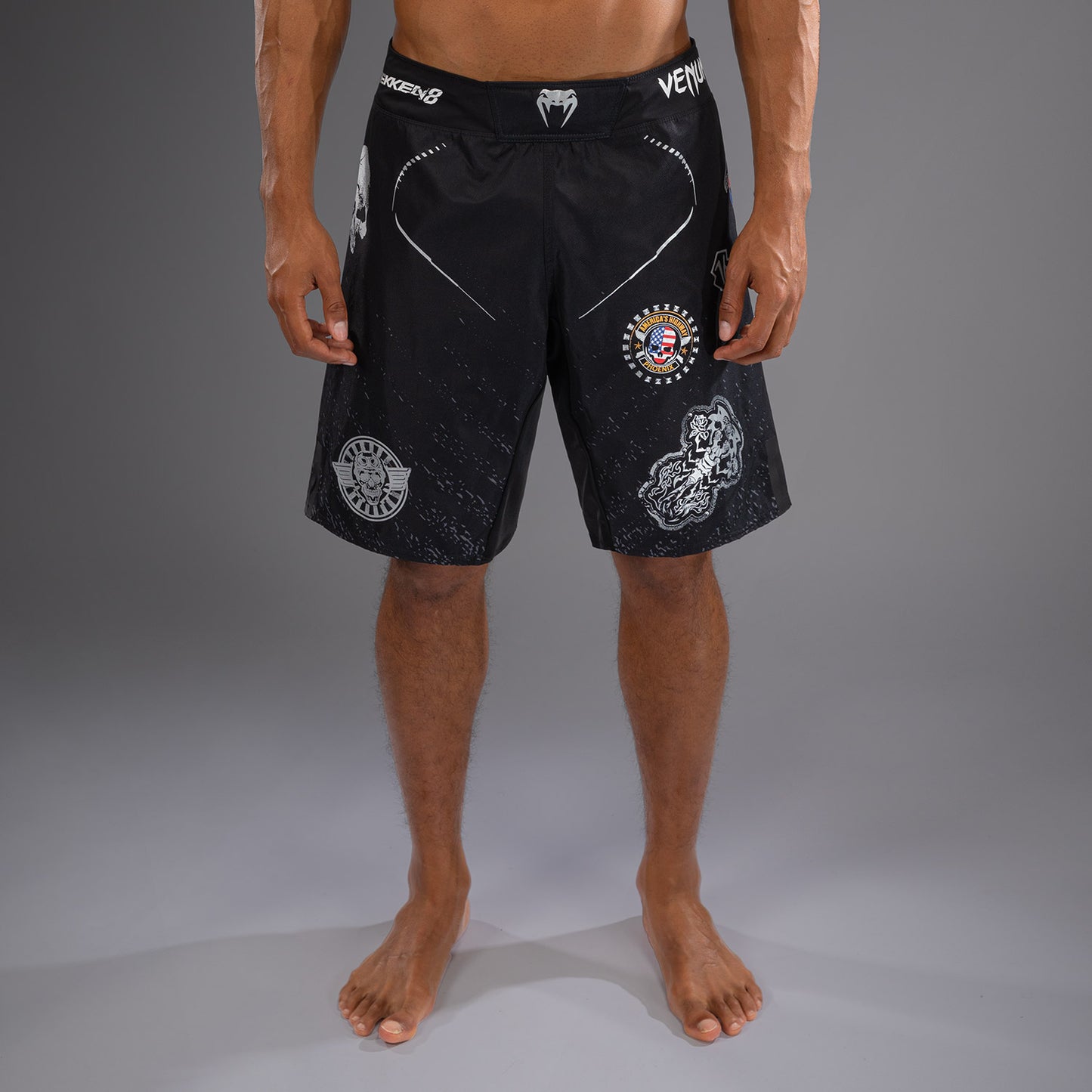 Venum x TEKKEN 8 - Paul Phoenix Pantalones de Lucha - Negro