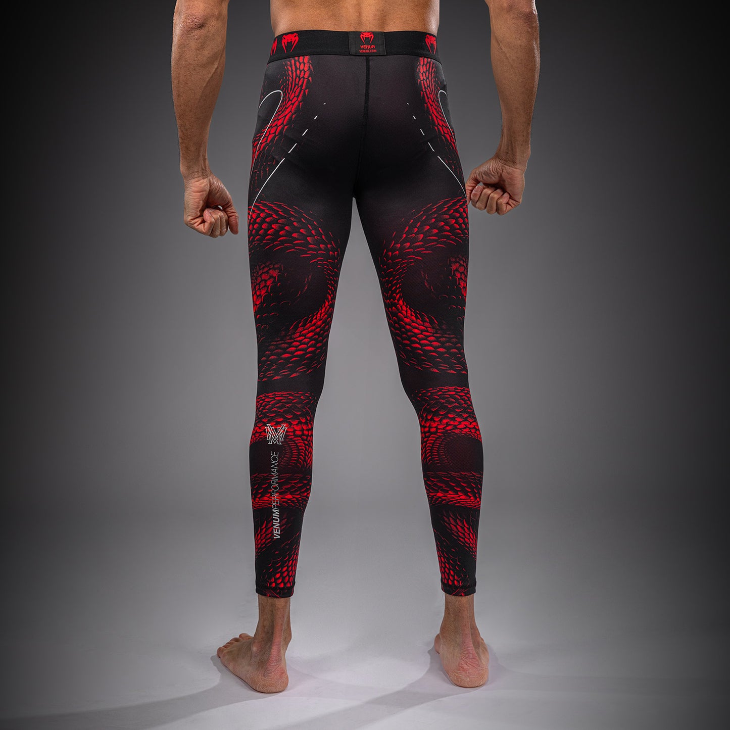 Venum Matupa Spats - Negro/Rojo/Plata