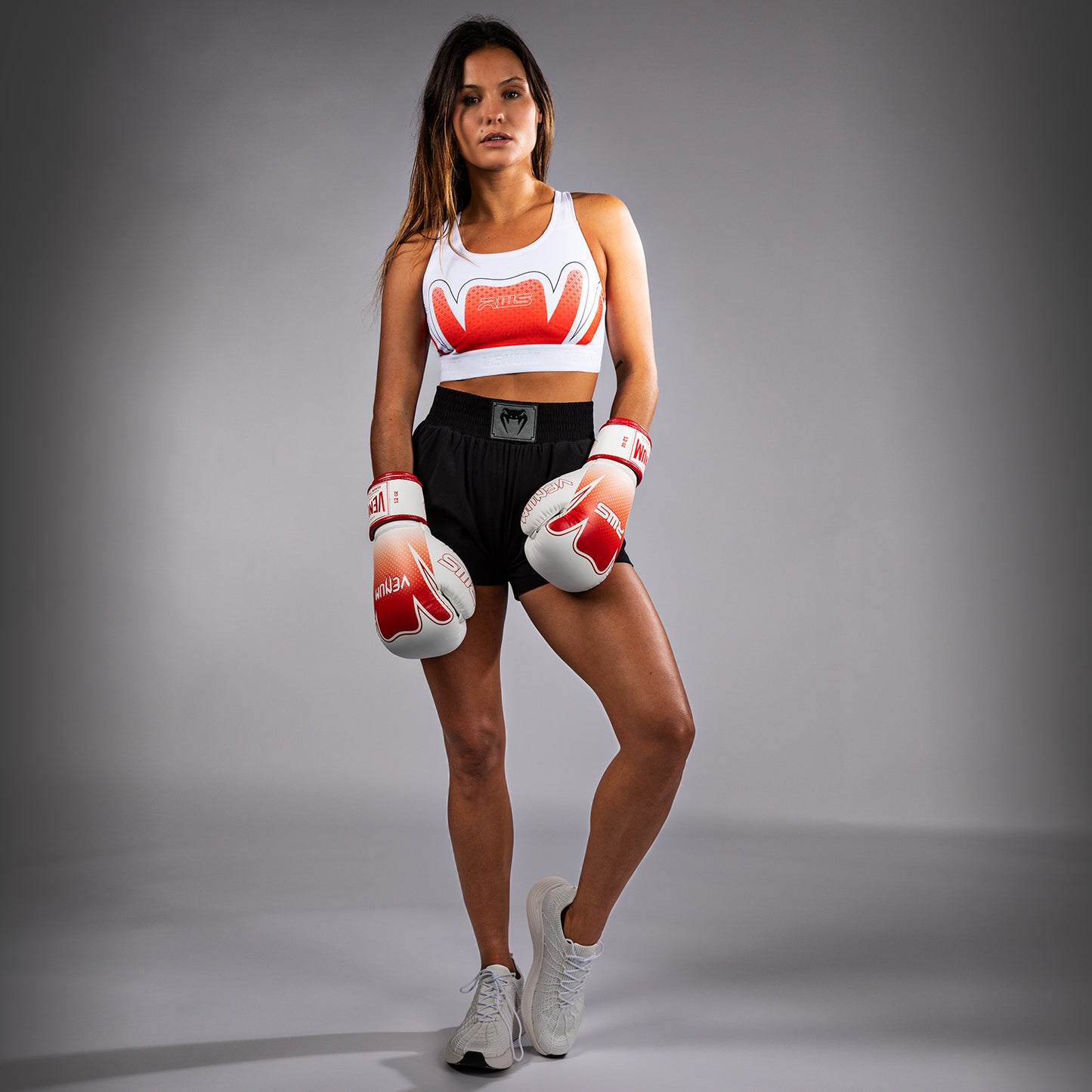 Venum x RWS 2.0 Sujetador Deportivo Mujer – Blanco/Rojo