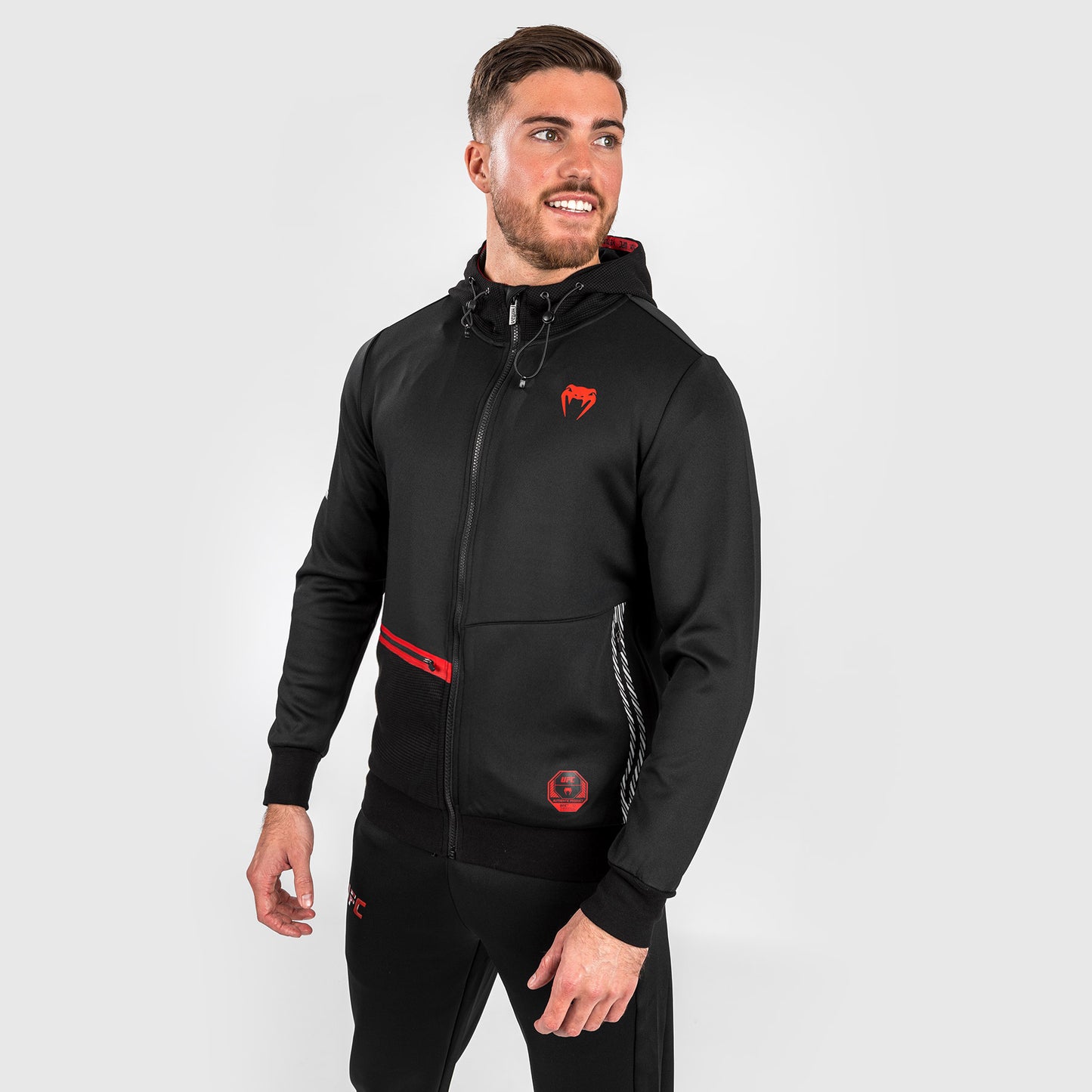 UFC Adrenaline by Venum Fight Week Sudadera con cremallera para Hombre - Negra