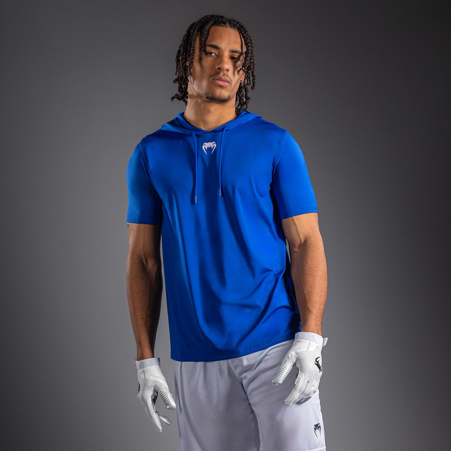 Venum Elite Sudadera Dry-Tech Manga Corta - Azul Real