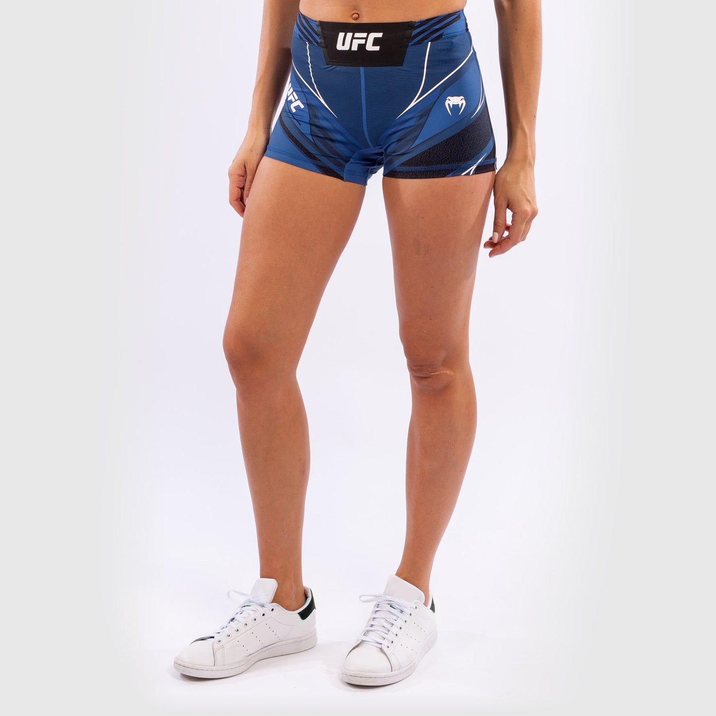Pantalón De Vale Tudo Para Mujer UFC Venum Authentic Fight Night – Modelo Corto - Azul