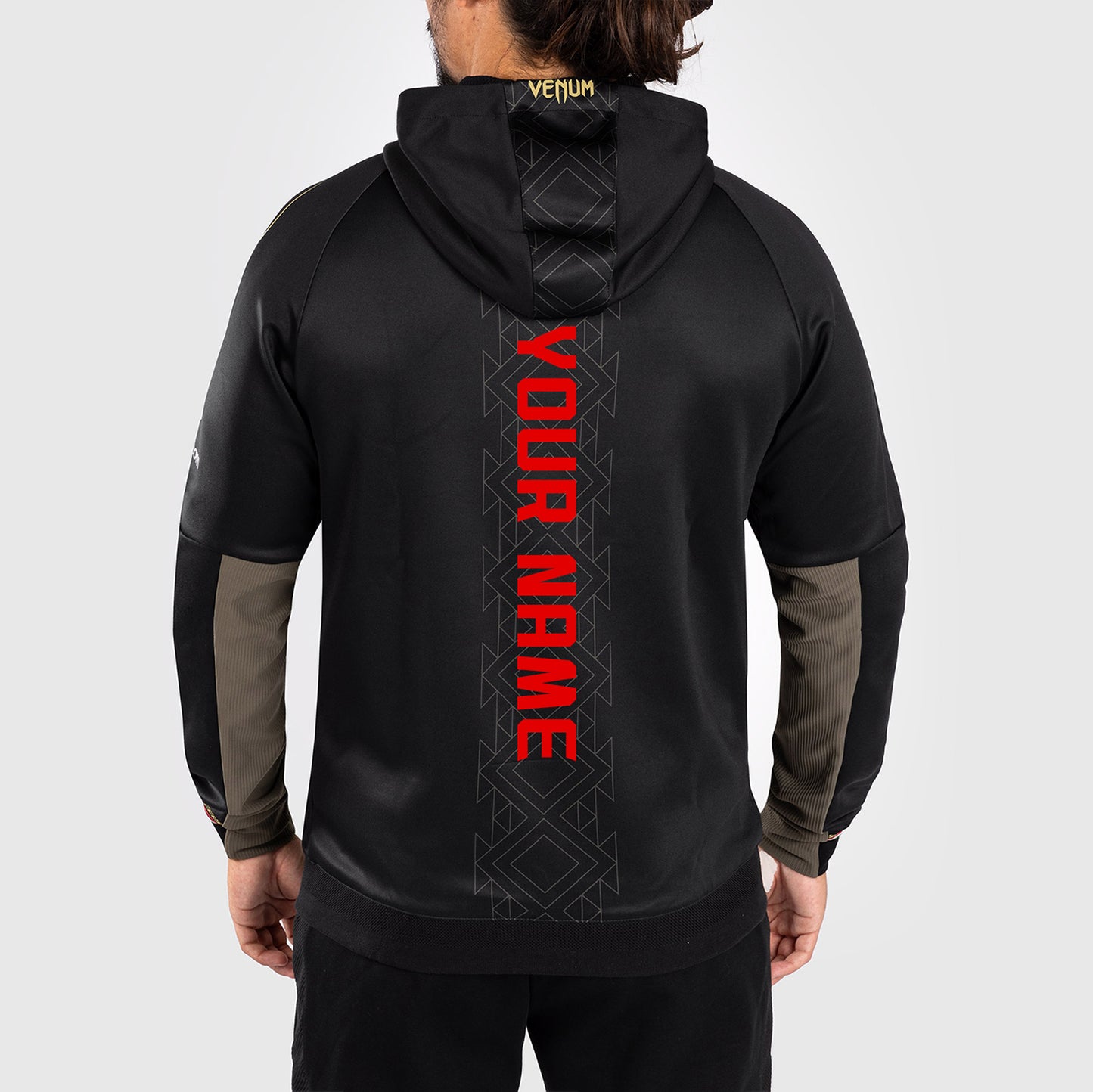 UFC Noche by Venum Personalized Authentic Fight Night Men's Walkout Hoodie - Black