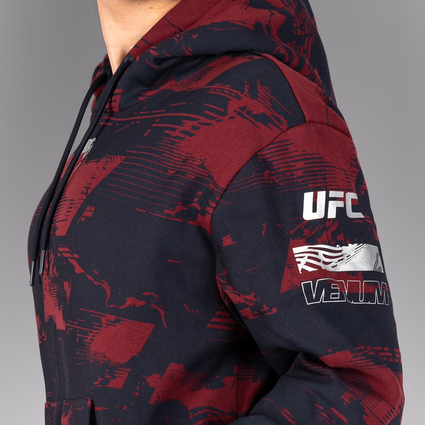 UFC Zenith by Venum Authentic Fight Week Sudadera Mujer - Azul marino/Burdeos/Plateado