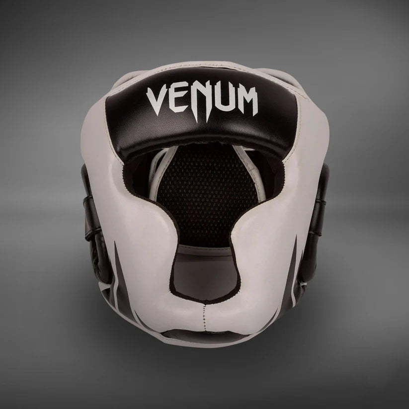 Casco de boxeo Venum Challenger - PARA NIÑOS - Blanco/Negro