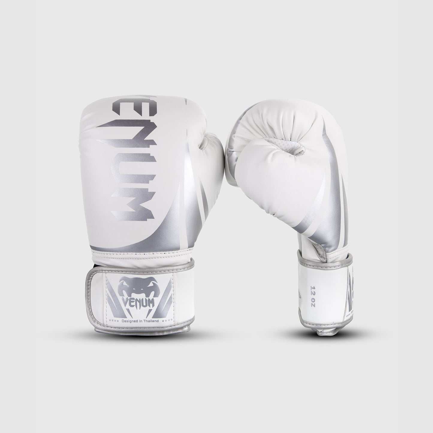 Guantes de Boxeo Venum Challenger 2.0 - Blanco/Plateado